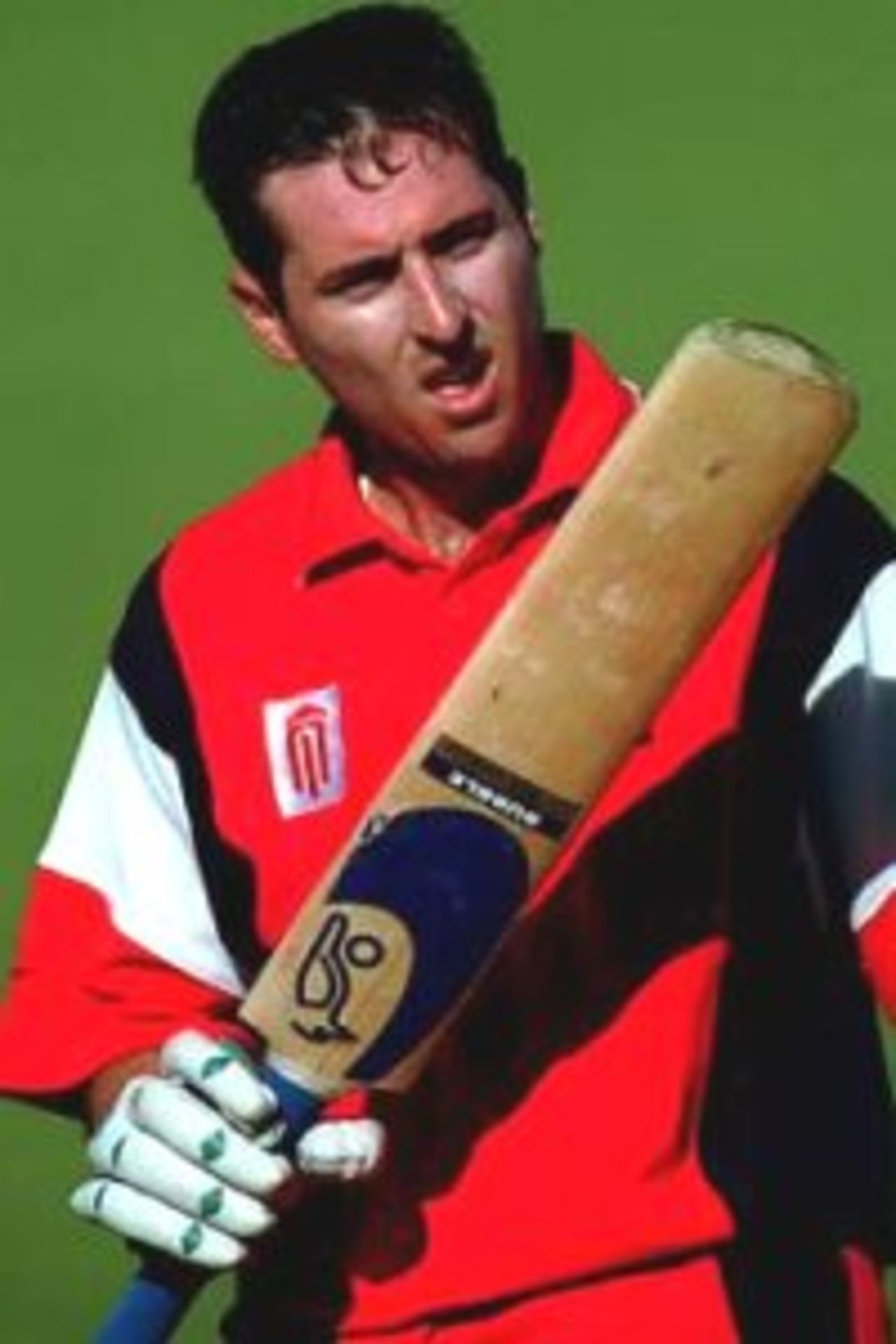 26 Nov 1999: South Australian Batsman David Fitzgerald after his 114 runs in the One Day Mercantile Mutual Cup match against Victoria at The Adelaide Oval. He was caught by Victorias' Robertson bowled by Ian Harvey. South Australia won the match by 93 runs.