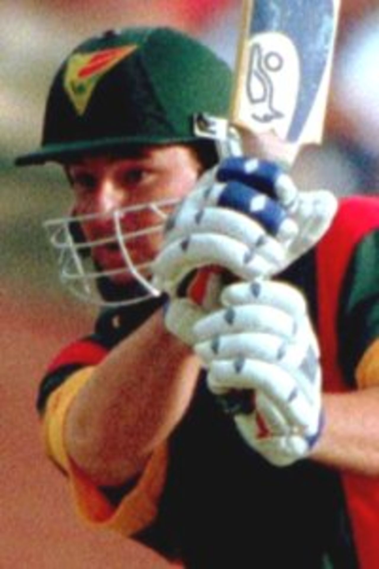 17 Oct 1999: Tasmanian batsman Daniel Marsh drives during the Mercantile Mutual match between the South Australian Redbacks v Tasmania Tigers at the Adelaide Oval, Adelaide, Australia.