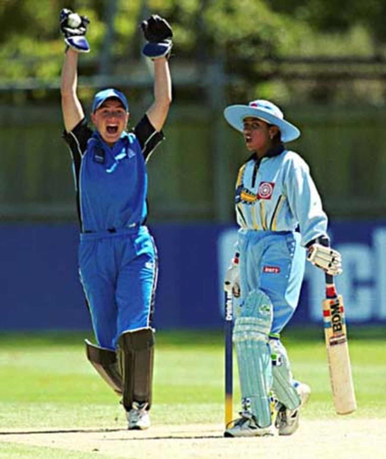 England v India, CricInfo Women's World Cup, Lincoln Green, New Zealand 2000