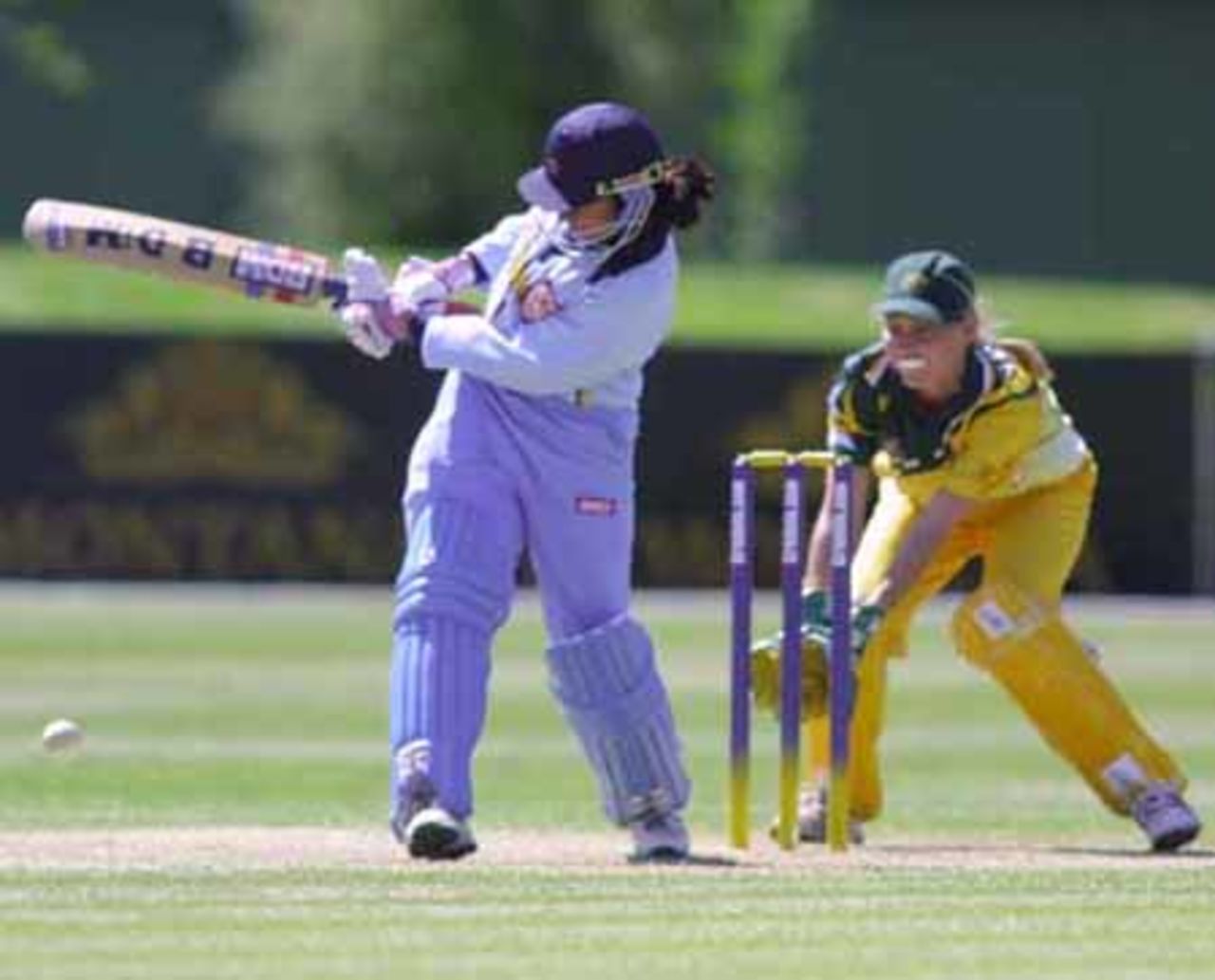 Australia v India at the 2000 CricInfo Women's World Cup, played at the BIL Oval , Lincoln