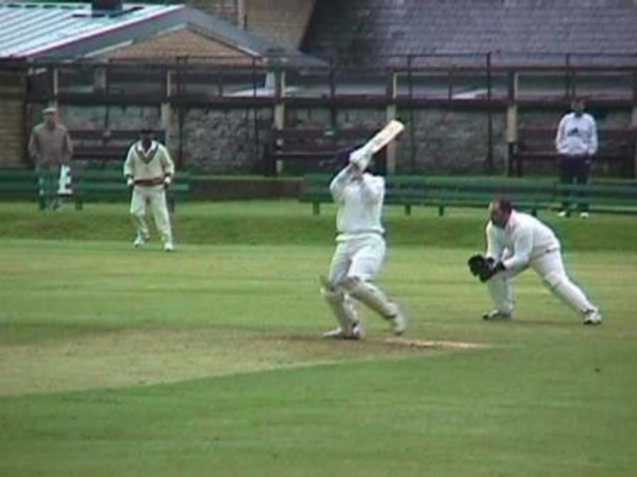 Wayne Roberts on the attack against East Lancs