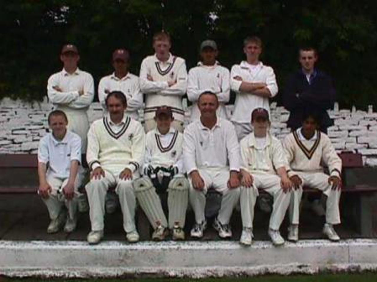 Accrington 3rds before the match at Rawtenstall