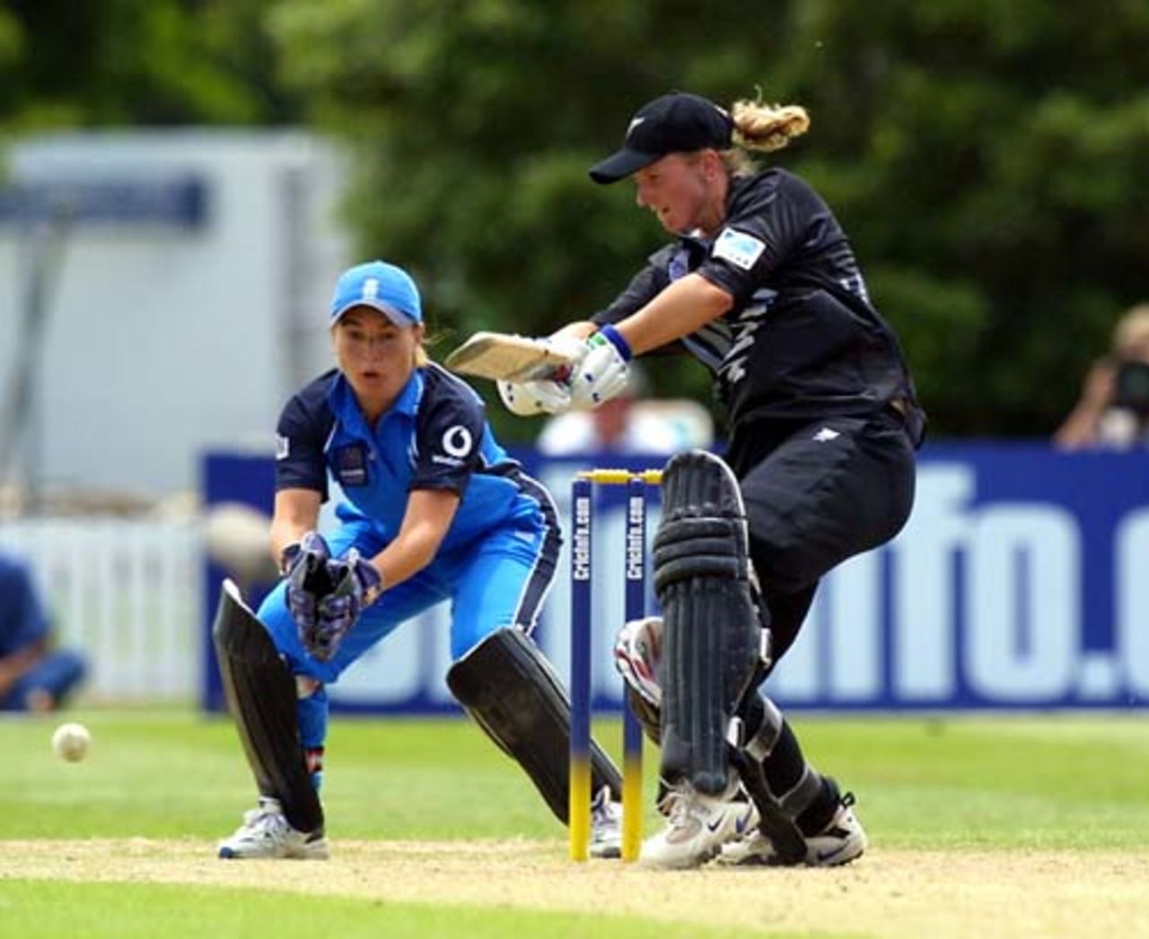 14 Dec: England v New Zealand, CricInfo Women's World Cup match played at BIL Oval, Lincoln