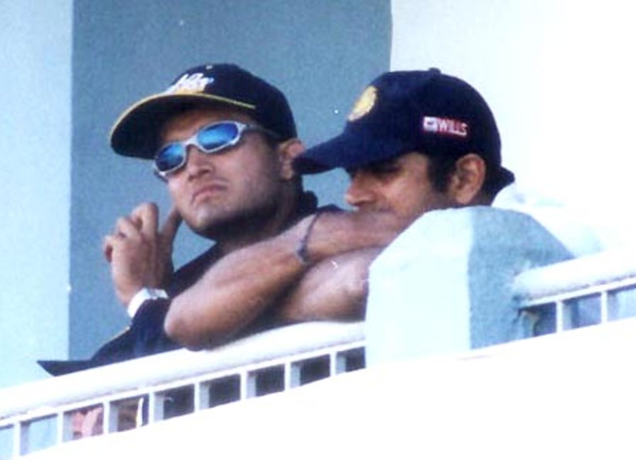 14 Dec 2000: Zimbabwe in India 2000/01, 5th ODl, India v Zimbabwe, Municipal Stadium, Rajkot
