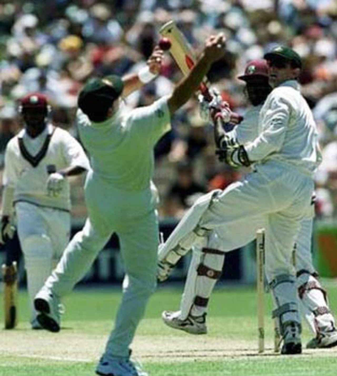 Australia v West Indies, 3rd Test in the 2000/01 series played at the Adelaide Oval, December 2000