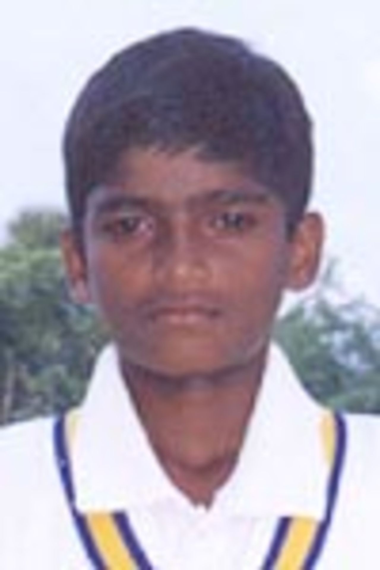 Nagella Kumar, Andhra Under-14, Portrait