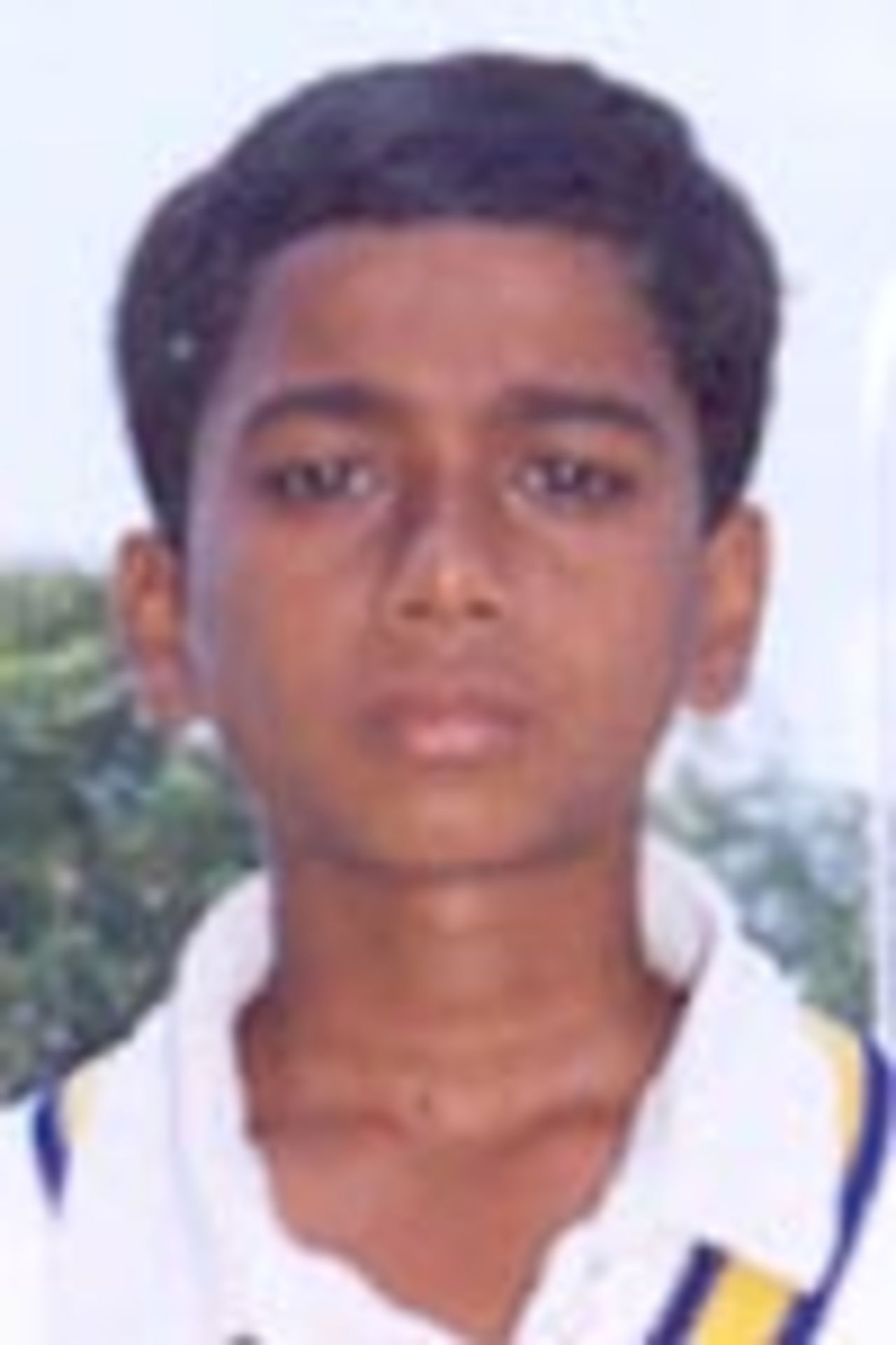 V Ashok, Andhra Under-14, Portrait