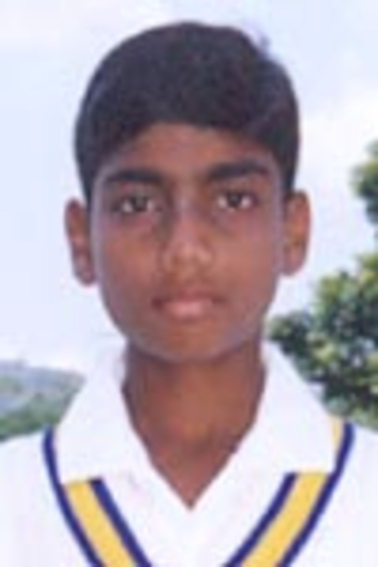 TRL Ratnasekhar, Andhra Under-14, Portrait