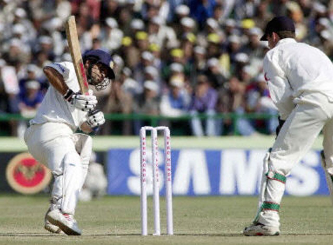 India v England, 1st Test match, Day Two, Punjab C.A. Stadium, Mohali, Chandigarh, 3-7 Dec 2001