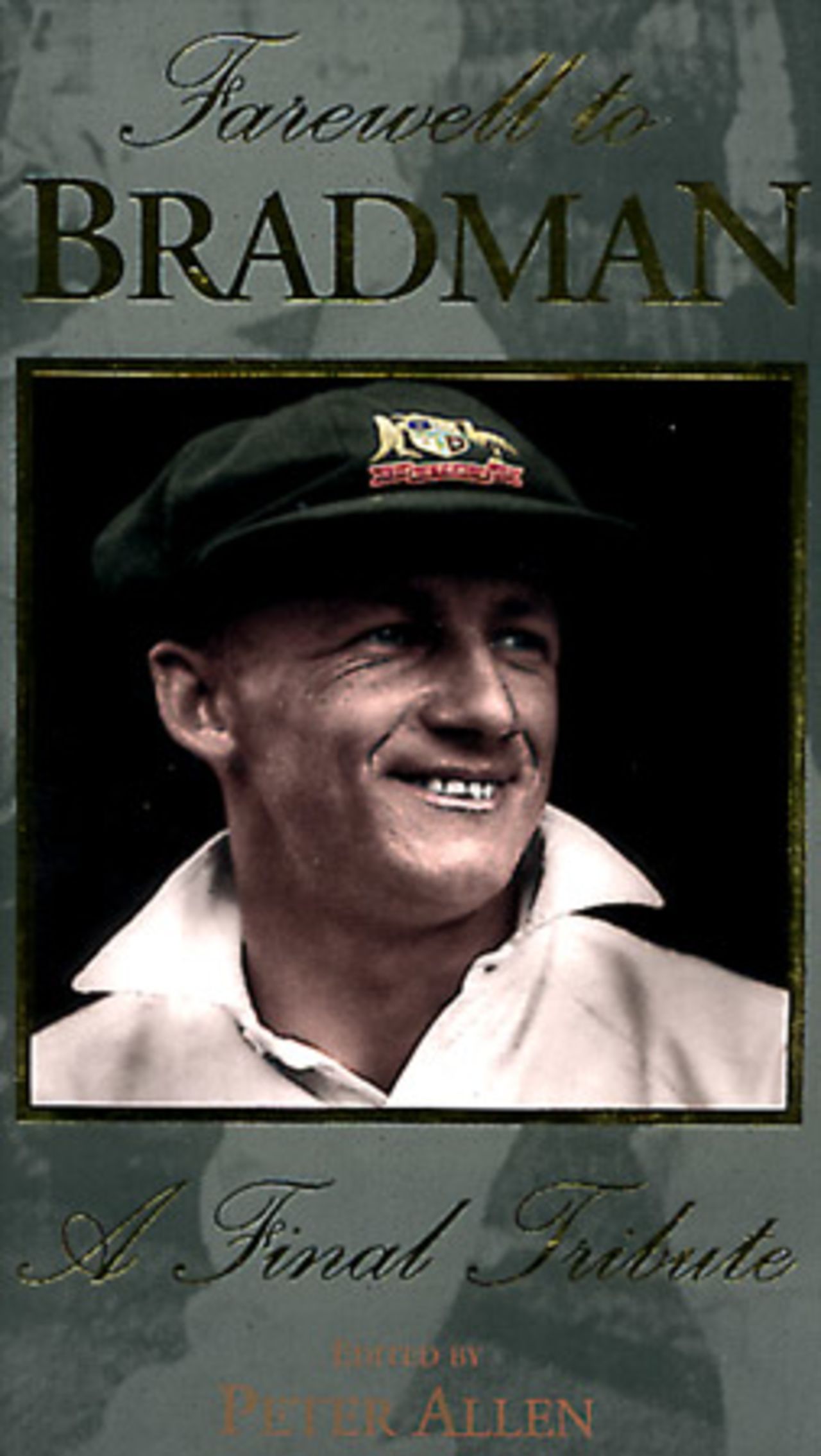 Cover of book 'Farewell to Bradman - A Final Tribute', edited by Peter Allen.