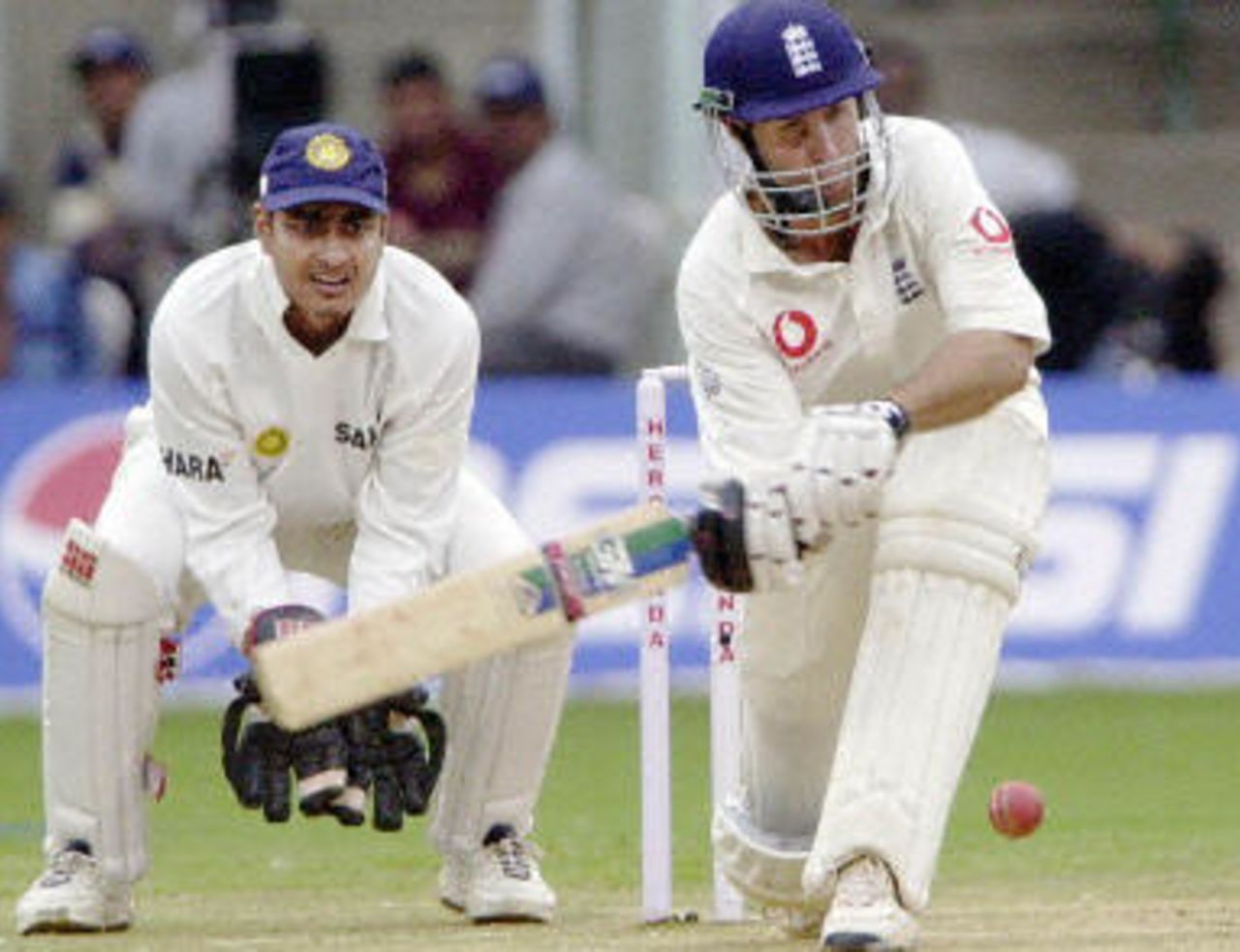 India v England, 3rd Test match, Day One, M Chinnaswamy Stadium, Bangalore, 19-23 Dec 2001
