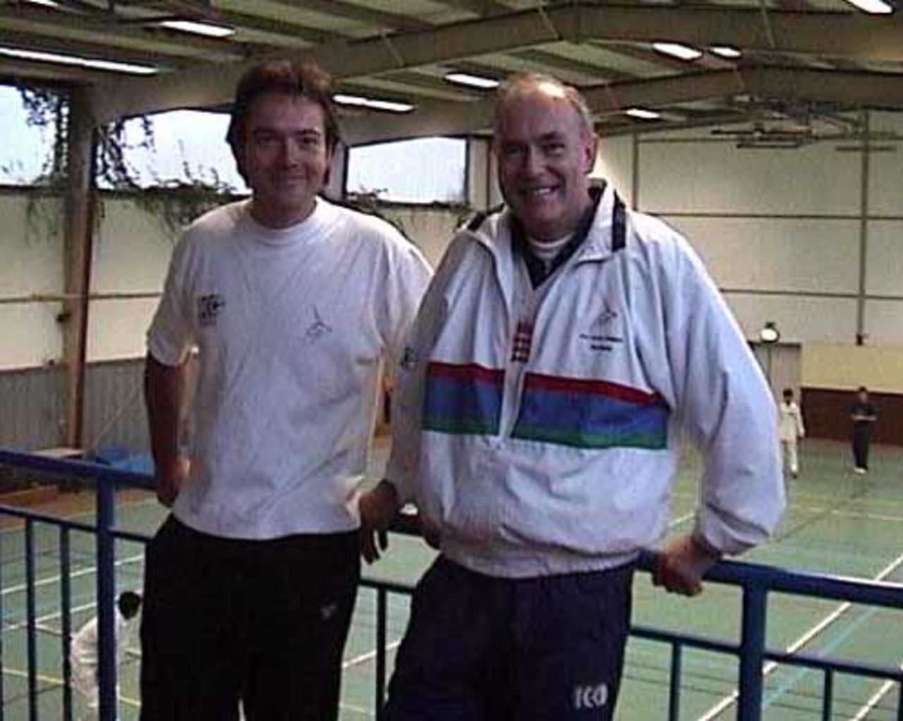 The LCF's Ben Lyon, with EDP coach Ralph Dellor