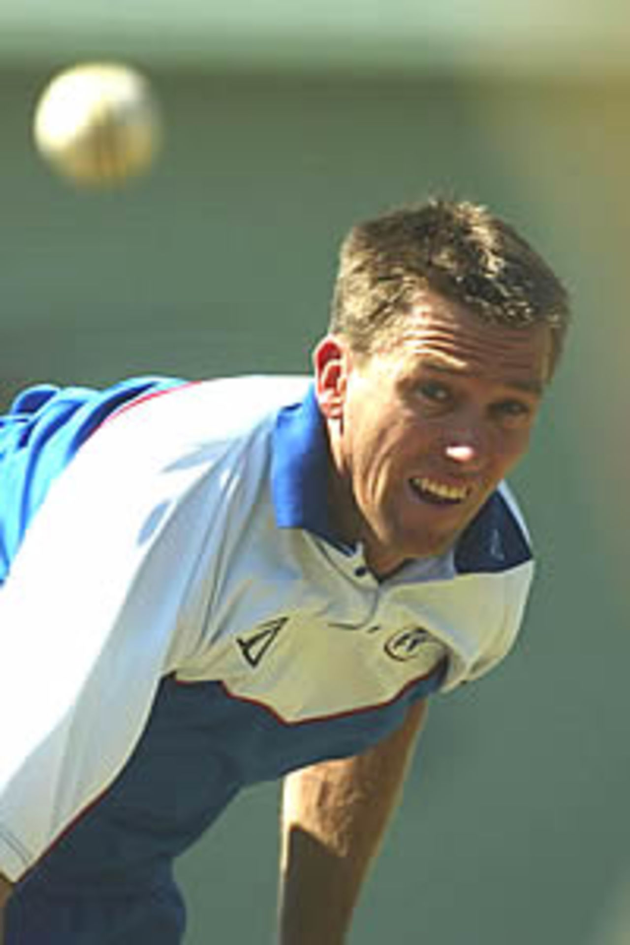SYDNEY - DECEMBER 5: Glenn McGrath of NSW bowls during a training session for the New South Wales Blues at the Sydney Cricket Ground in Sydney, Australia on December 5, 2002.
