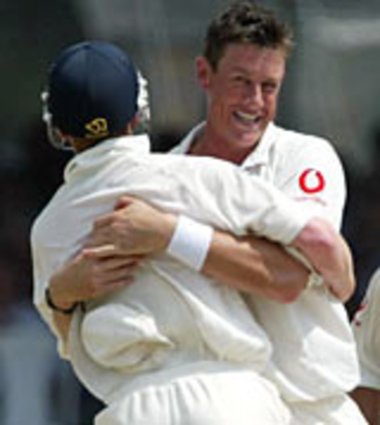 Ashley Giles celebrates the wicket of Chaminda Vaas, Sri Lanka v England, 1st Test, December 5, 2003