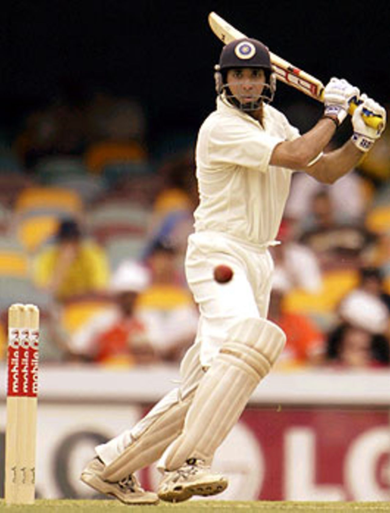 VVS Laxman shows the ball its place, Australia v India, 1st Test, Brisbane, 4th day, December 7, 2003