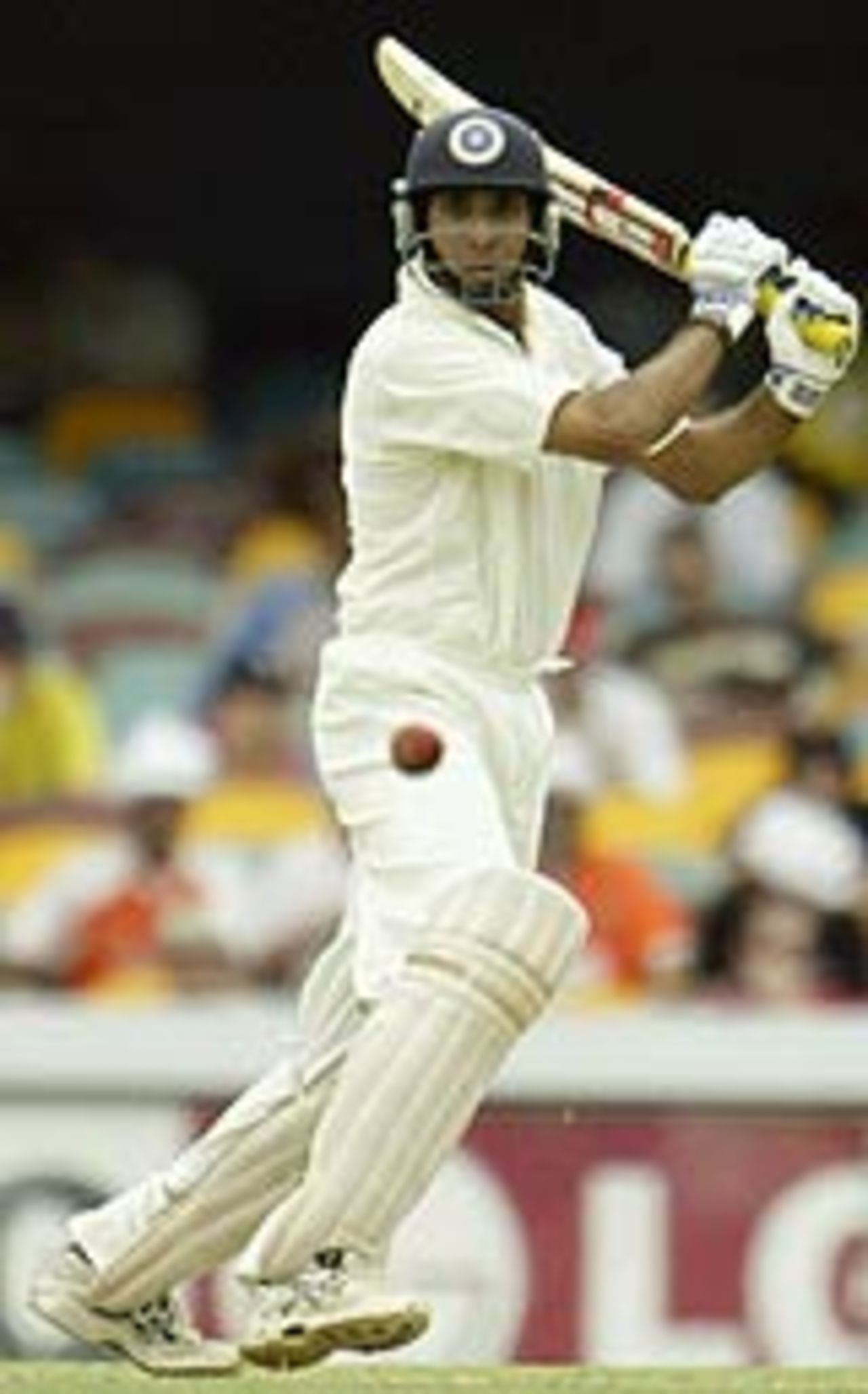 VVS Laxman shows the ball its place, Australia v India, 1st Test, Brisbane, 4th day, December 7, 2003