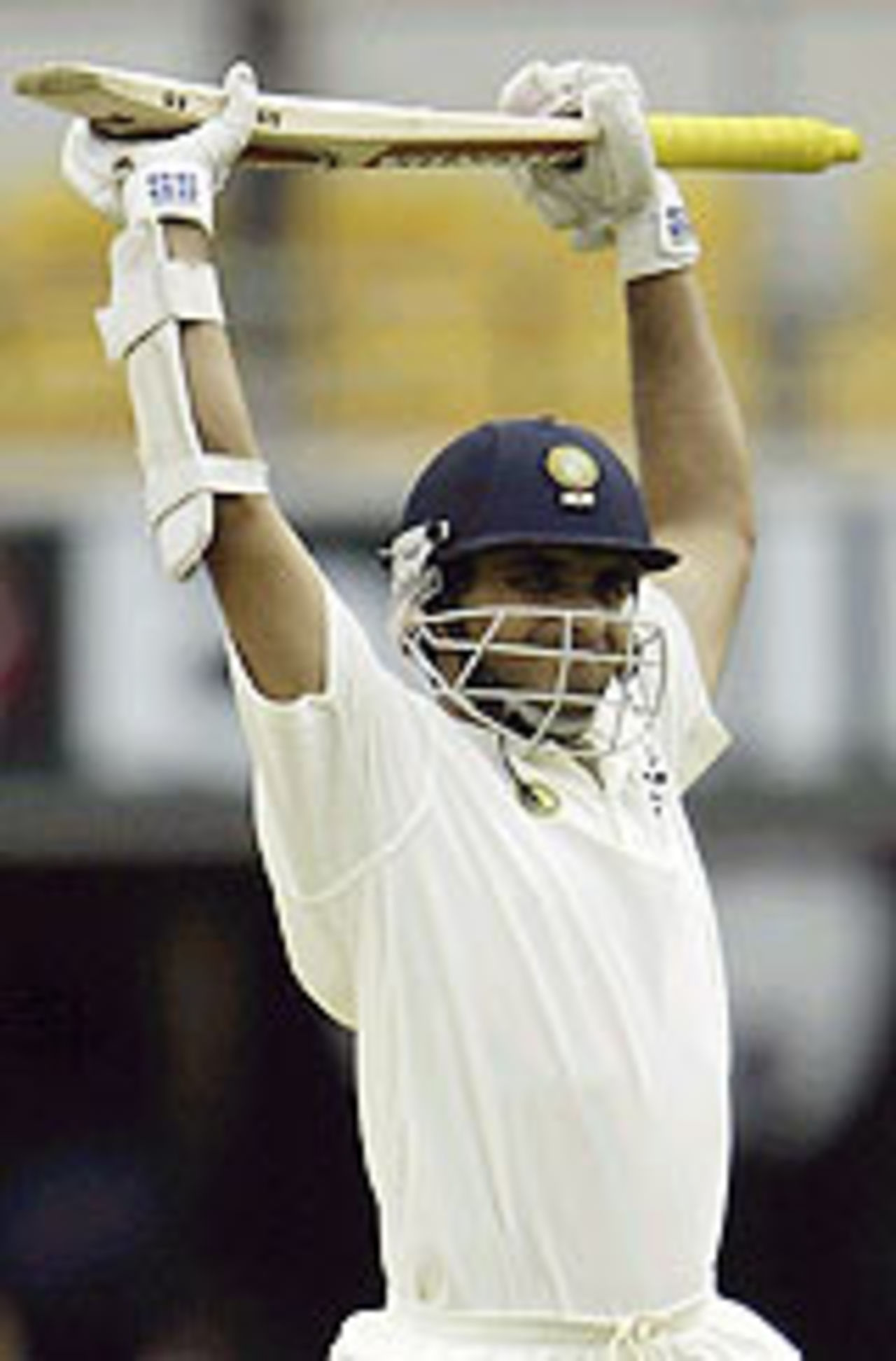Sourav Ganguly with his weapon of war, Australia v India, 1st Test, Brisbane, 4th day, December 7, 2003