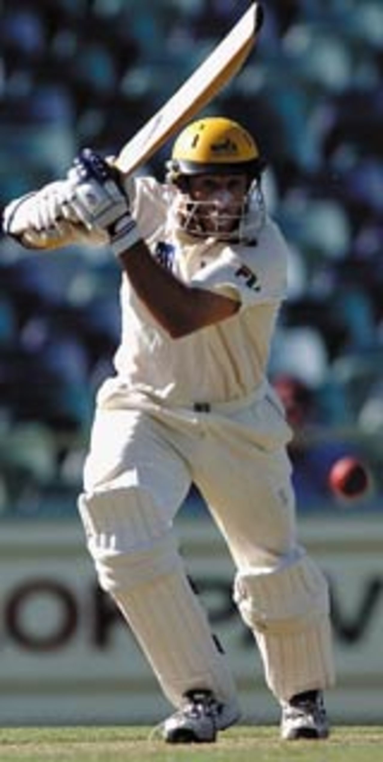 Michael Hussey of the Warriors in action during the Pura Cup match between Retravision Warriors and Tasmanian Tigers at the WACA December 7, 2003 in Perth, Australia.