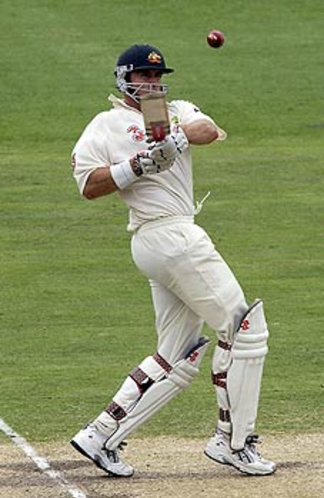 Matthew Hayden mauling the Indian bowling, Australia v India, 1st Test, Brisbane, 5th day, December 8, 2003