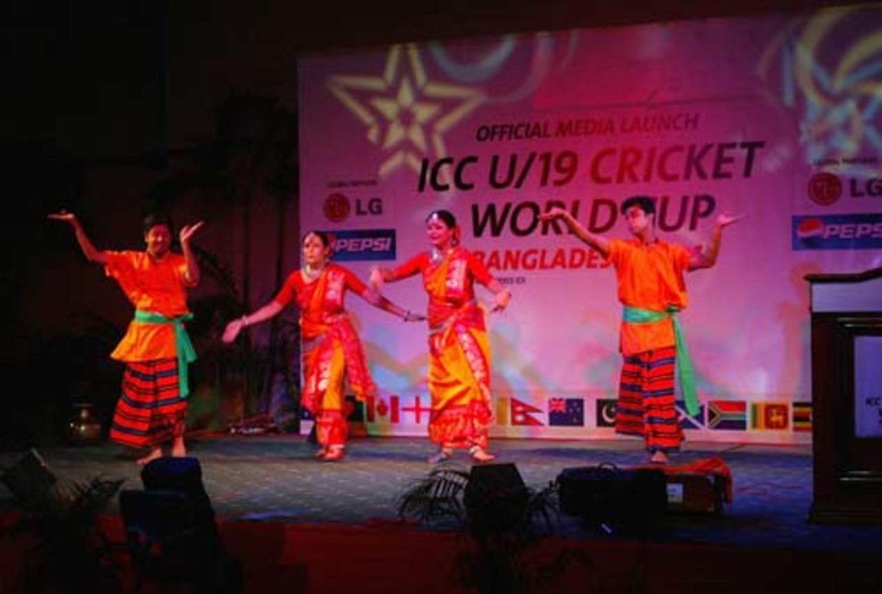 A flavour of Bangladesh culture, ICC U/19 Cricket World Cup 2004 media launch, November 2003