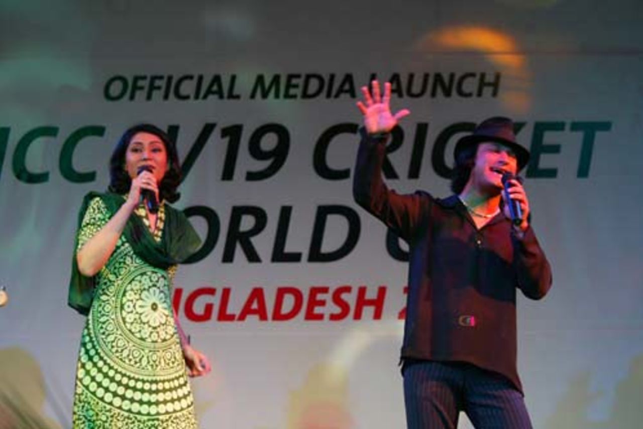 A special song was commissioned for the launch, ICC U/19 Cricket World Cup 2004 media launch, November 2003