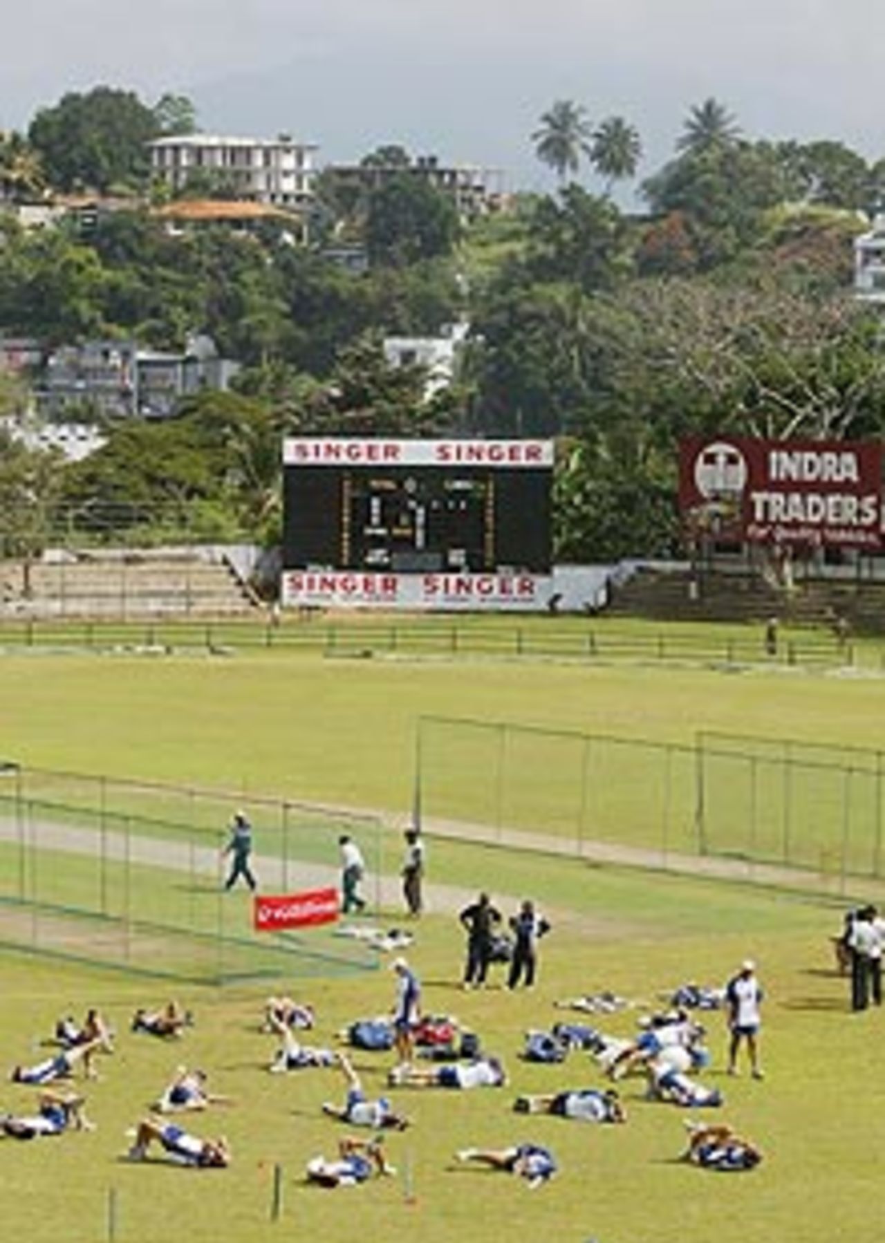 The scene in Kandy as England prepare for the second Test
