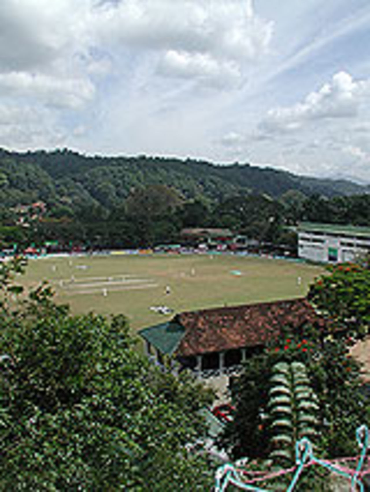 The view from the hillside at Kandy, England v Sri Lanka, 2nd Test, Day 2