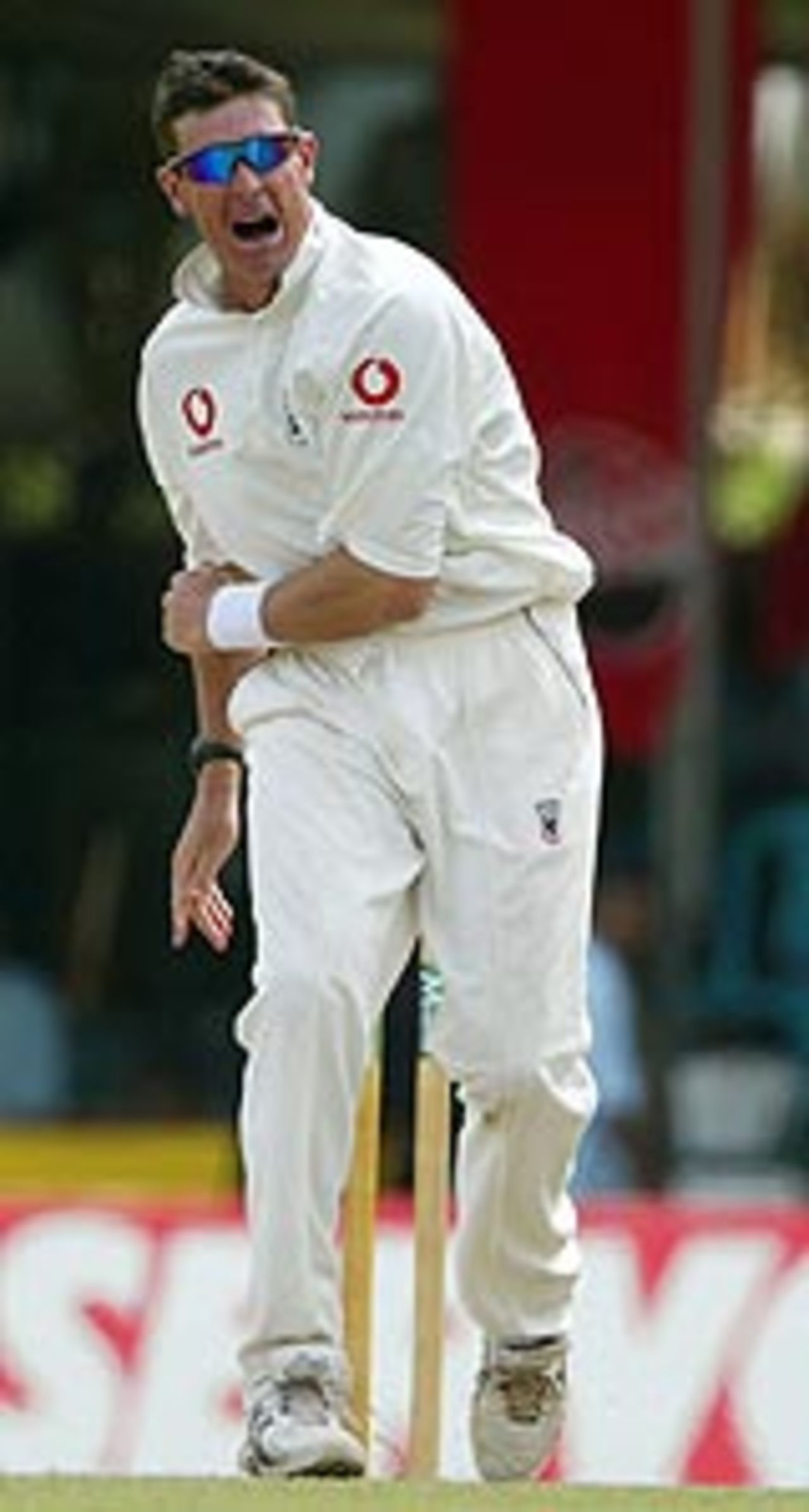 Ashley Giles - early success in Kandy on fourth morning