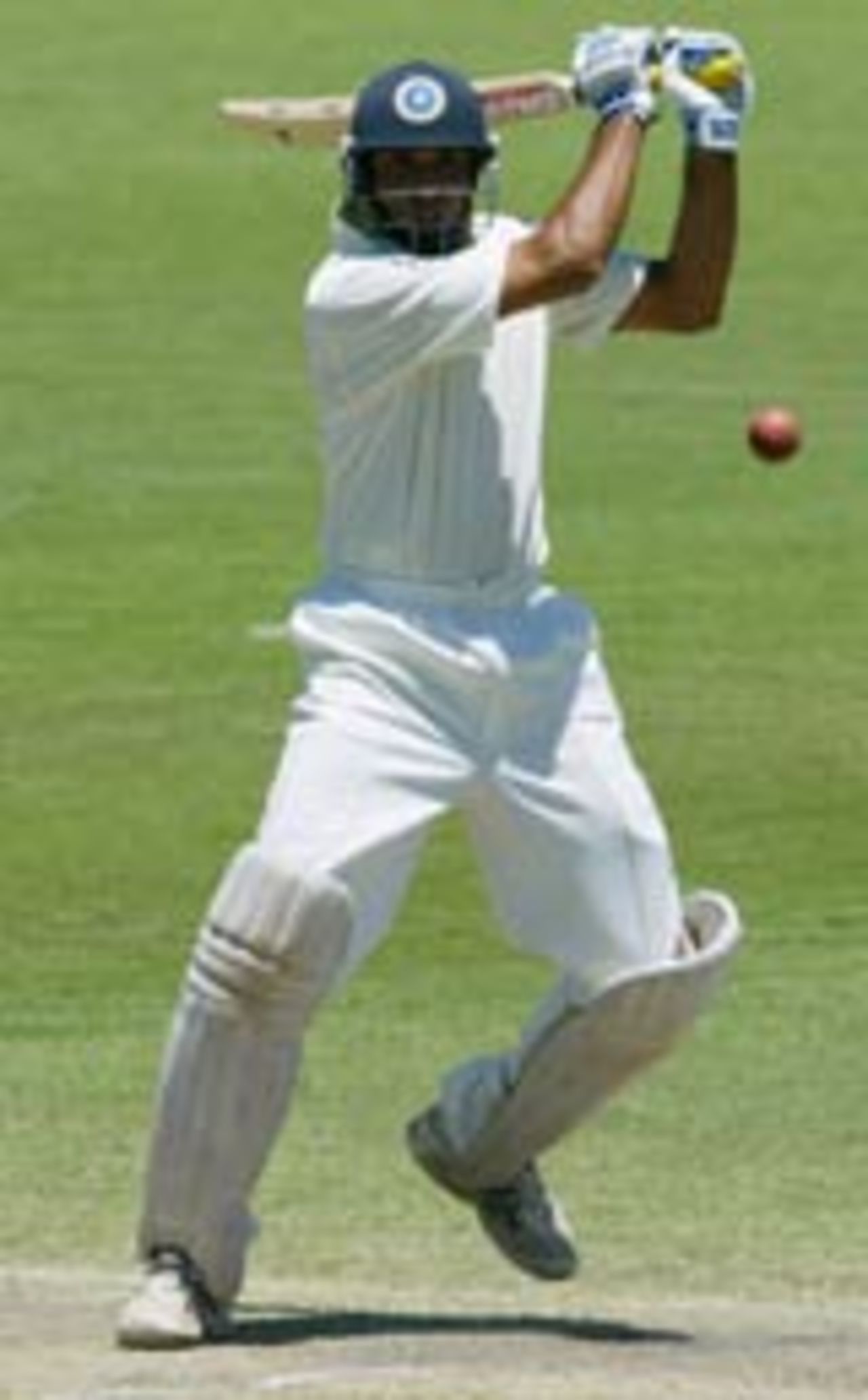 Laxman drives with authority, Australia v India, 2nd Test, Adelaide, 3rd day, December 14, 2003