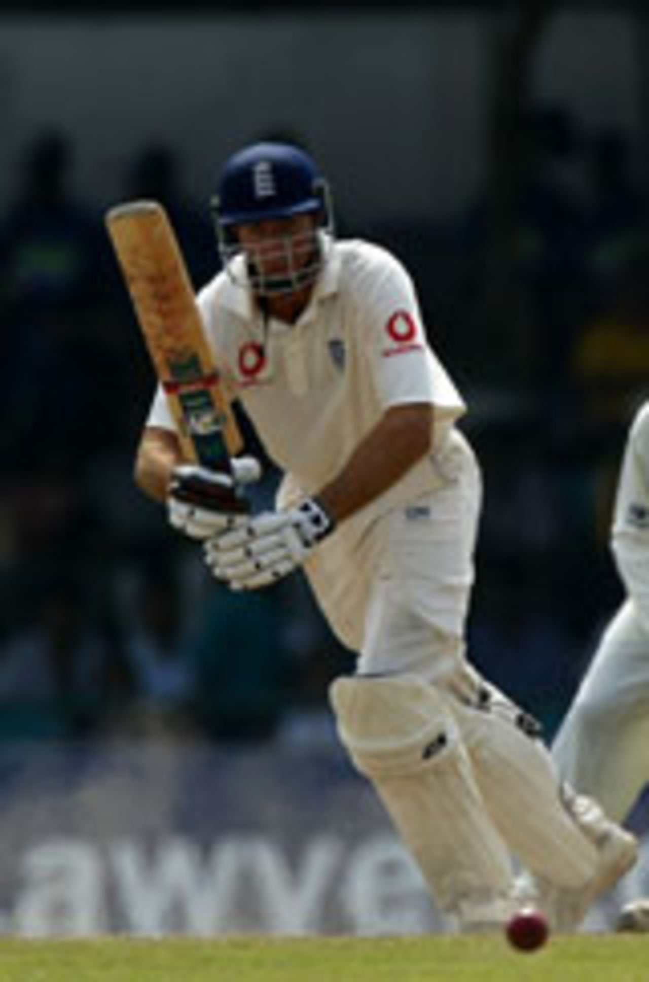 Michael Vaughan batting, Sri Lanka v England, 2nd Test, Kandy, December 14, 2003