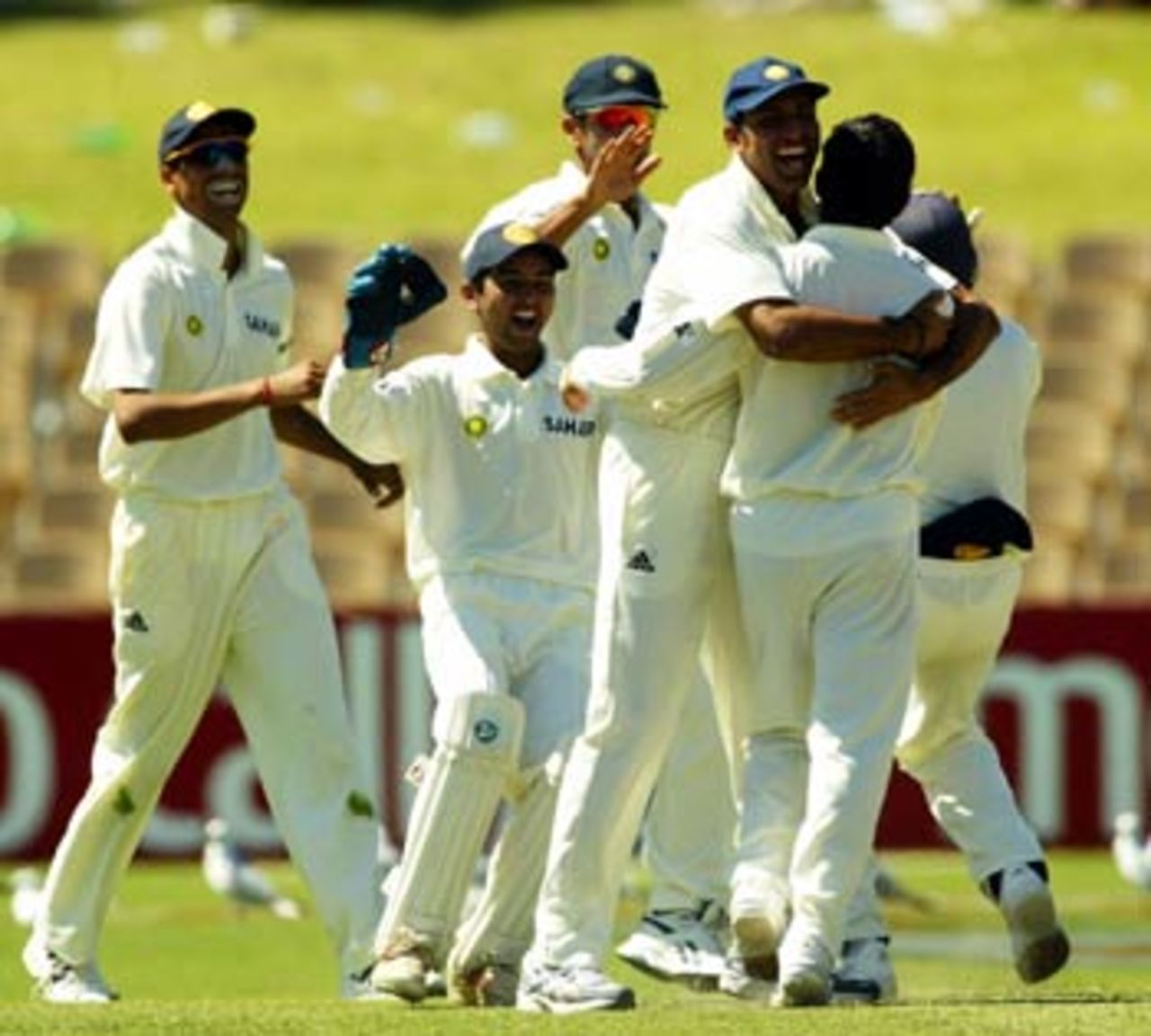 Tendulkar's bowling sent the Indians into raptures of joy, Australia v India, 2nd Test, Adelaide, 4th day, December 15, 2003