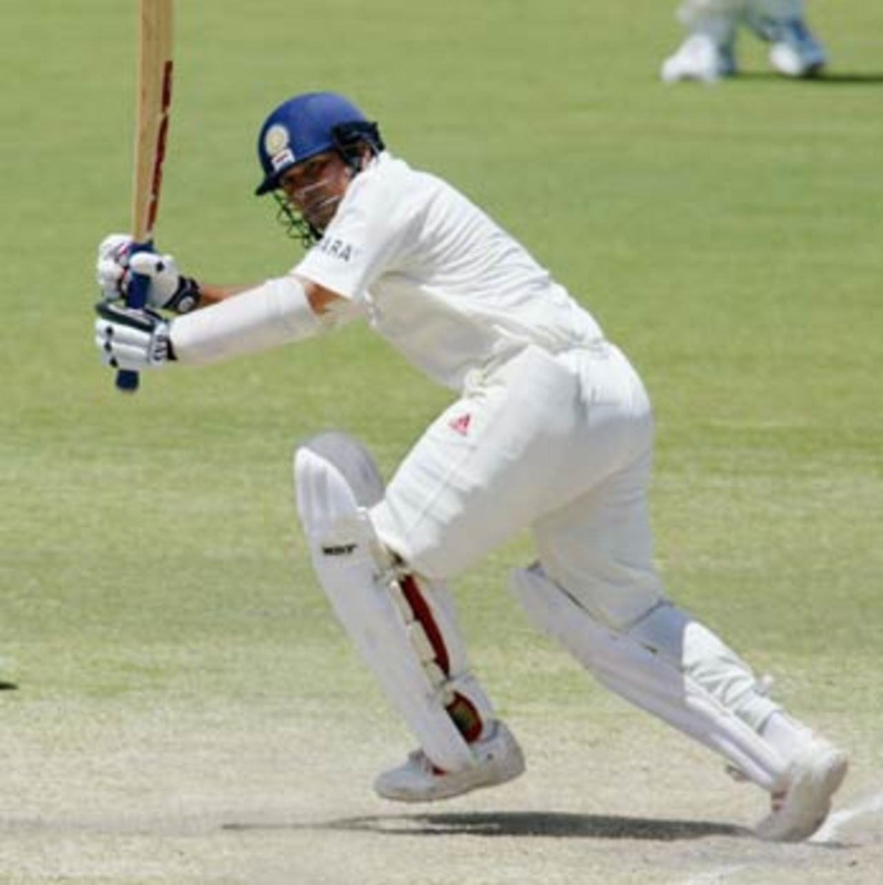 Tendulkar got the scoreboard ticking over with crisp strokes, Australia v India, 2nd Test, Adelaide, 5th day, December 16, 2003