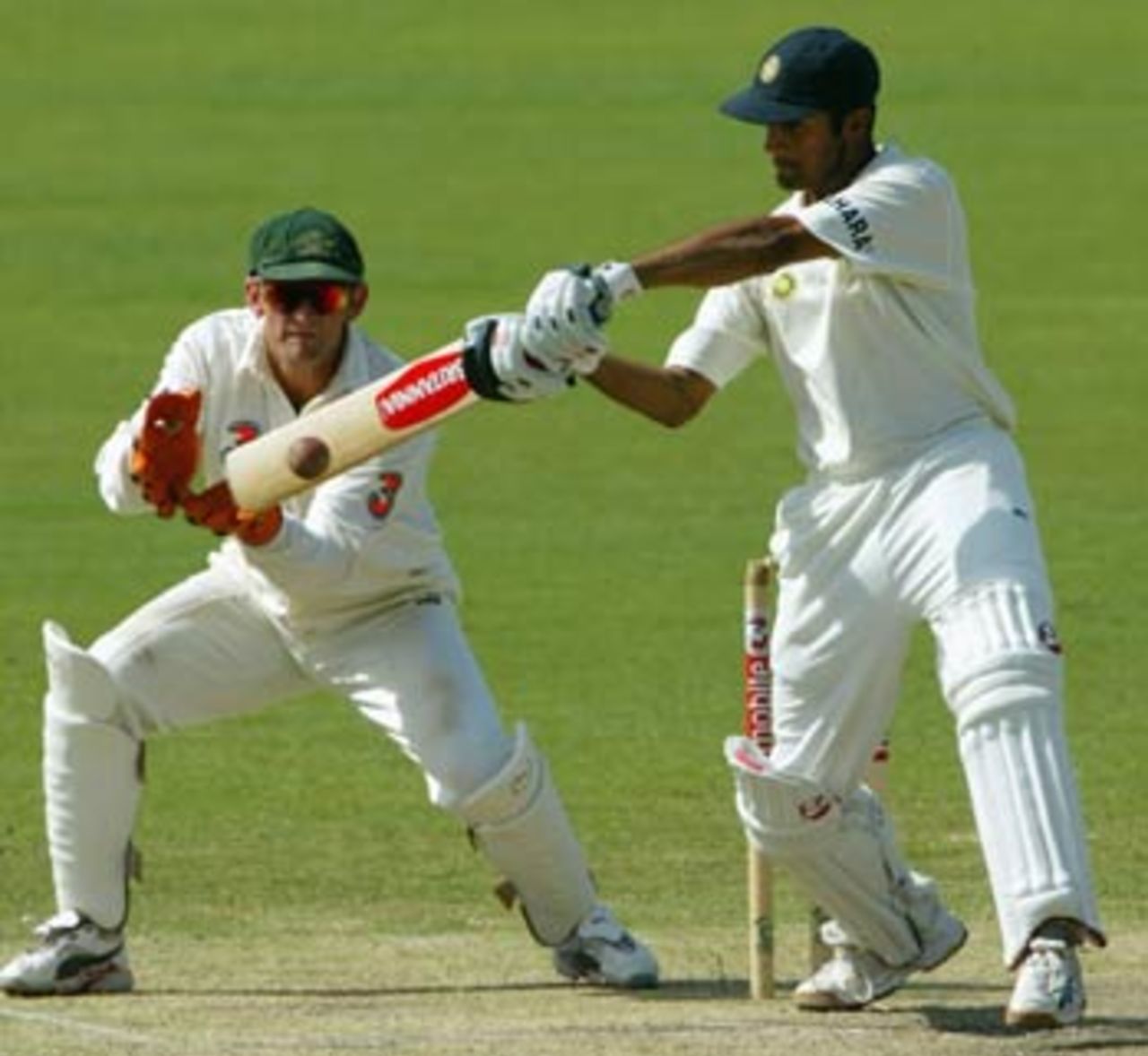 Dravid dealt with everything that was thrown at him, and hit the winning runs, Australia v India, 2nd Test, Adelaide, 5th day, December 16, 2003