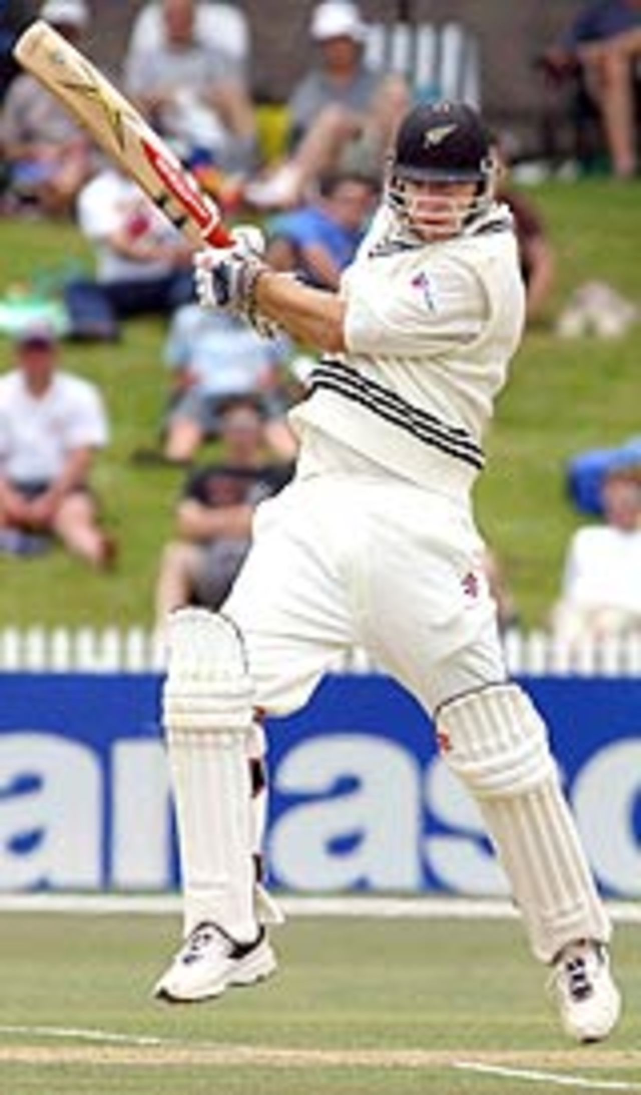 Daniel Vettori on the attack, New Zealand v Pakistan, 1st Test, Hamilton, 2nd day, December 20, 2003