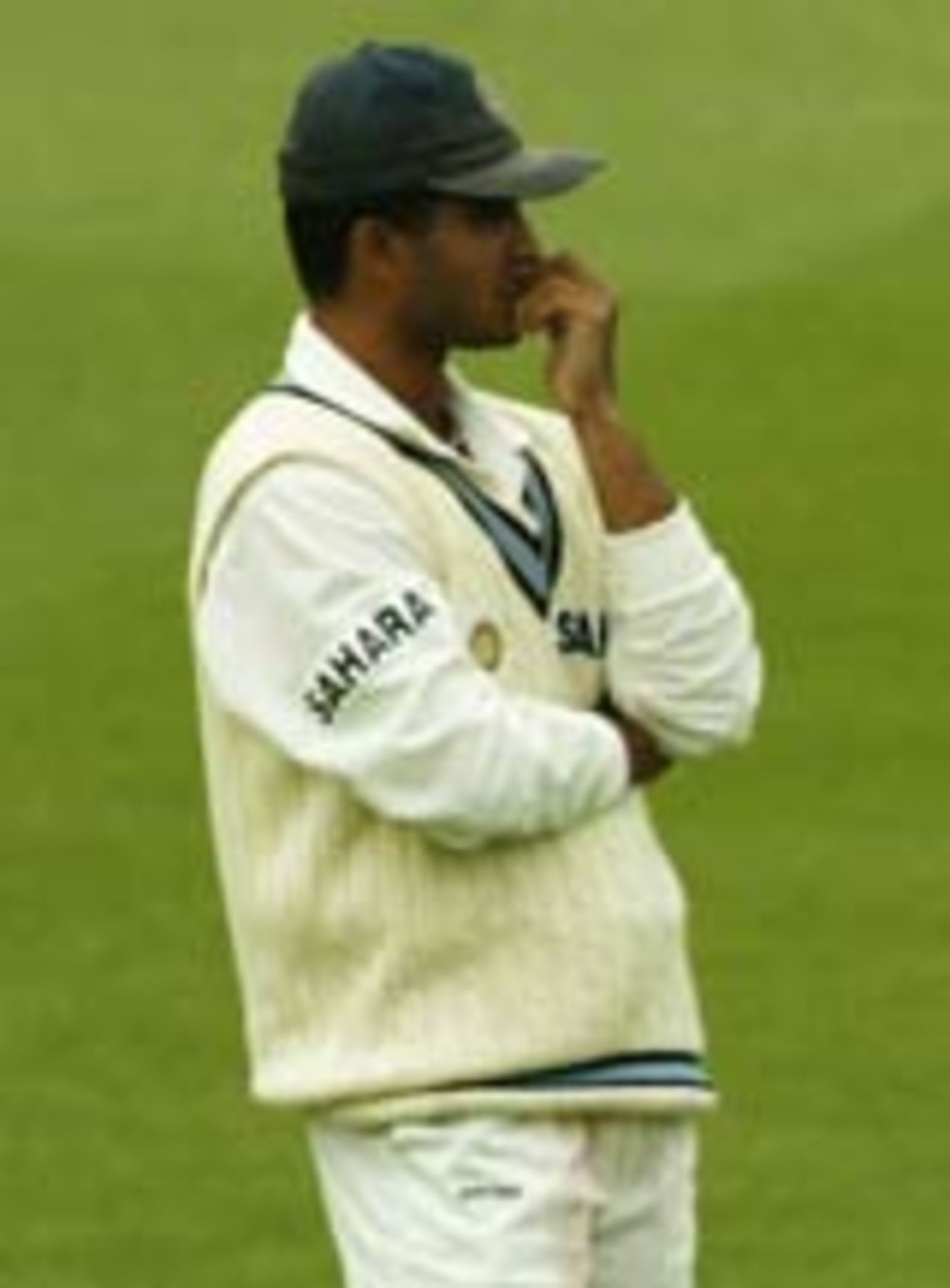 Ganguly worries on the field, Australia A v Indians, tour game, Hobart, 3rd day, December 21, 2003