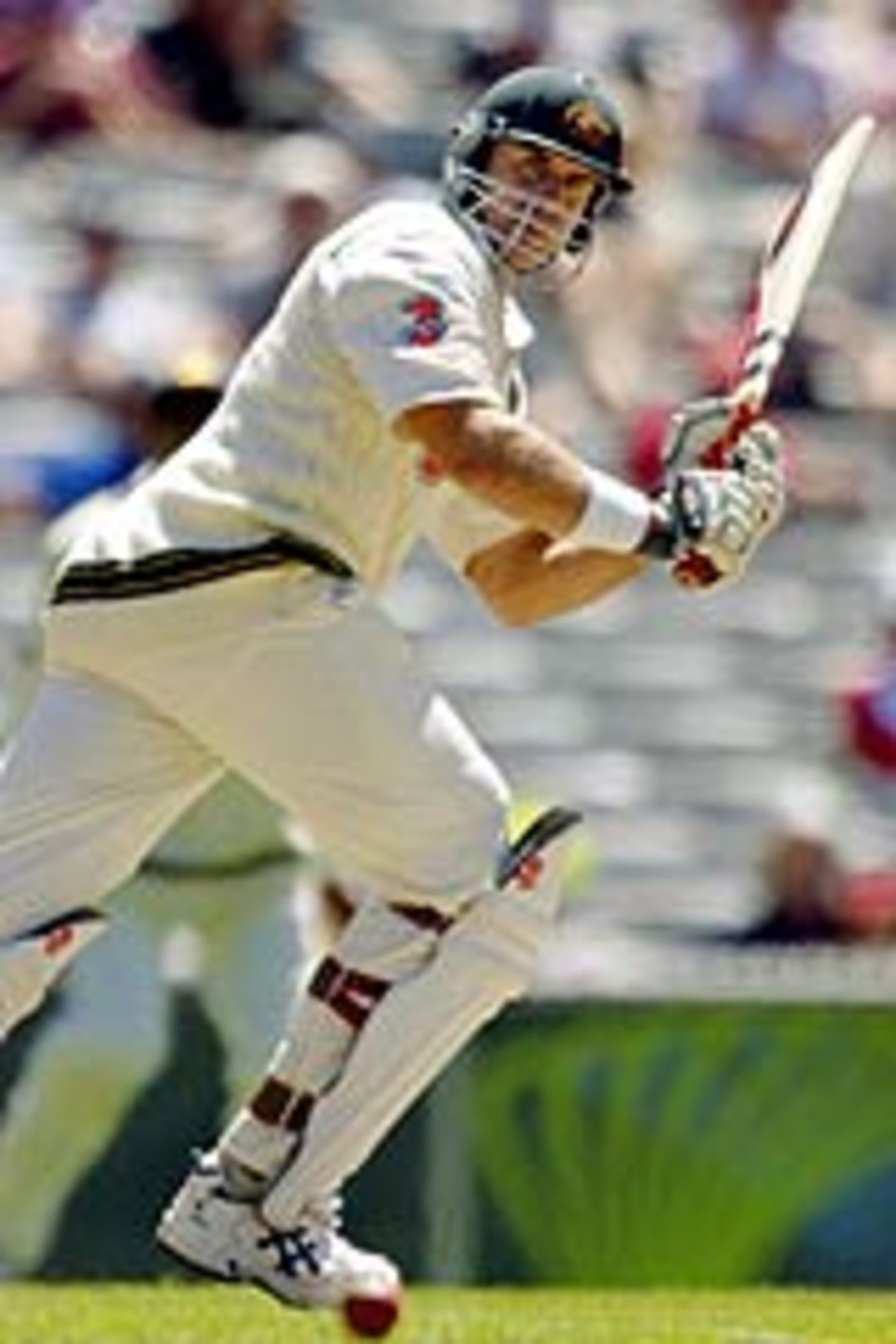 Matthew Hayden flicks, Australia v India, 3rd Test, Melbourne, 2nd day, December 27, 2003