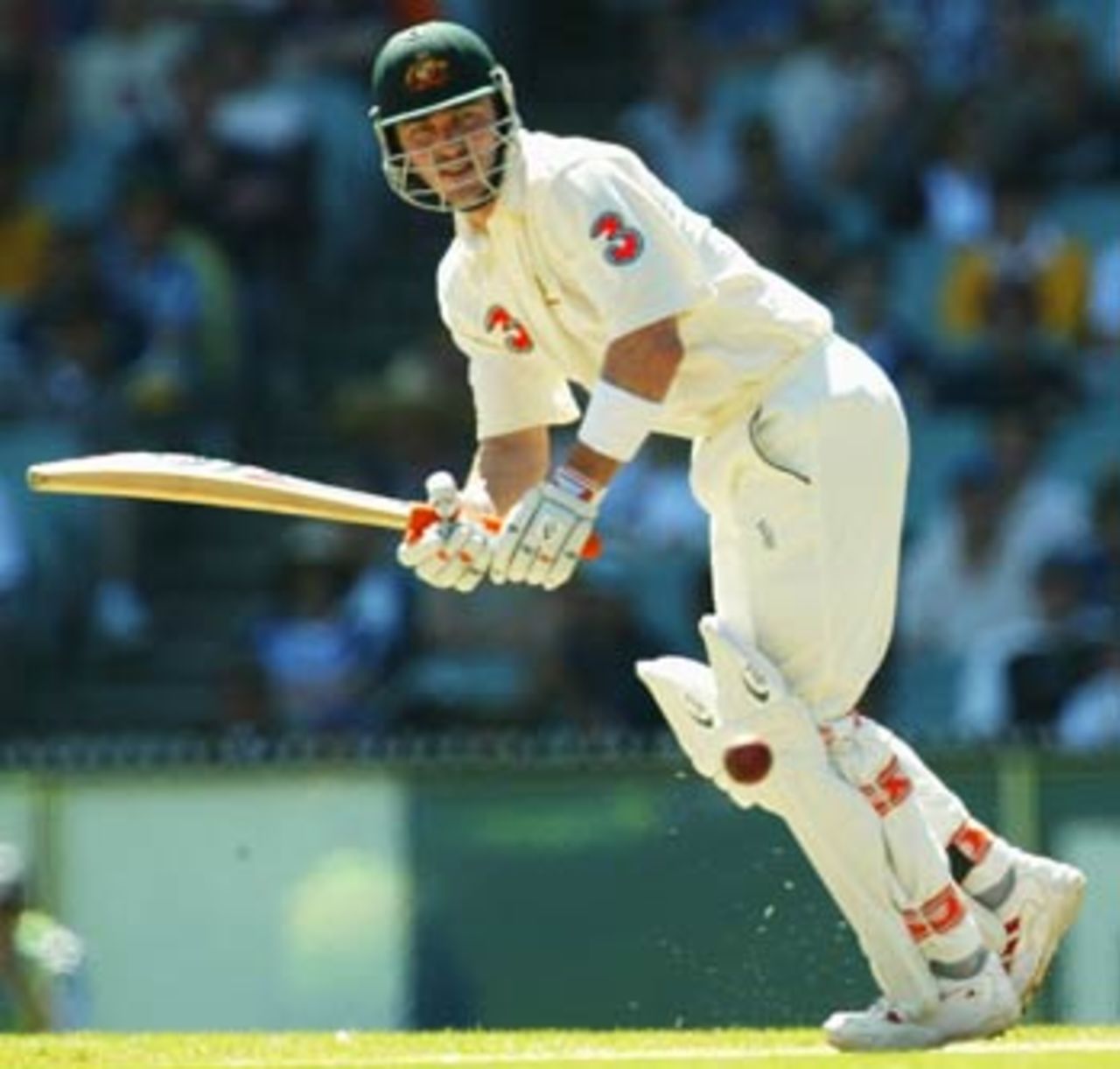 Damien Martyn began with gentle flicks, Australia v India, 3rd Test, Melbourne, 3rd day, December 28, 2003