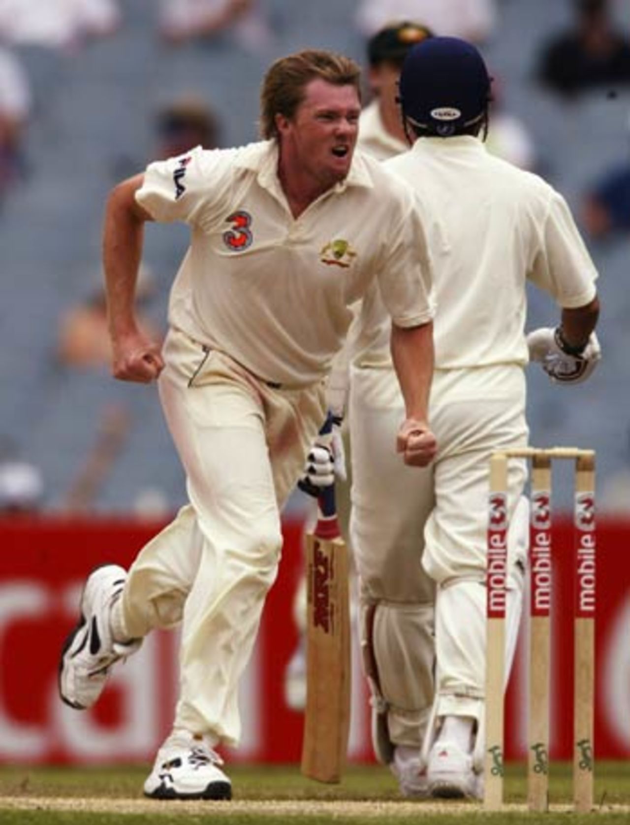 Brad Williams sent Sachin Tendulkar packing, Australia v India, 3rd Test, Melbourne, 4th day, December 29, 2003