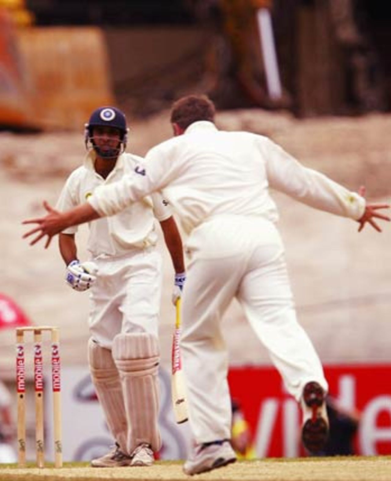 Stuart MacGill joined the party, and dismissed VVS Laxman, Australia v India, 3rd Test, Melbourne, 4th day, December 29, 2003