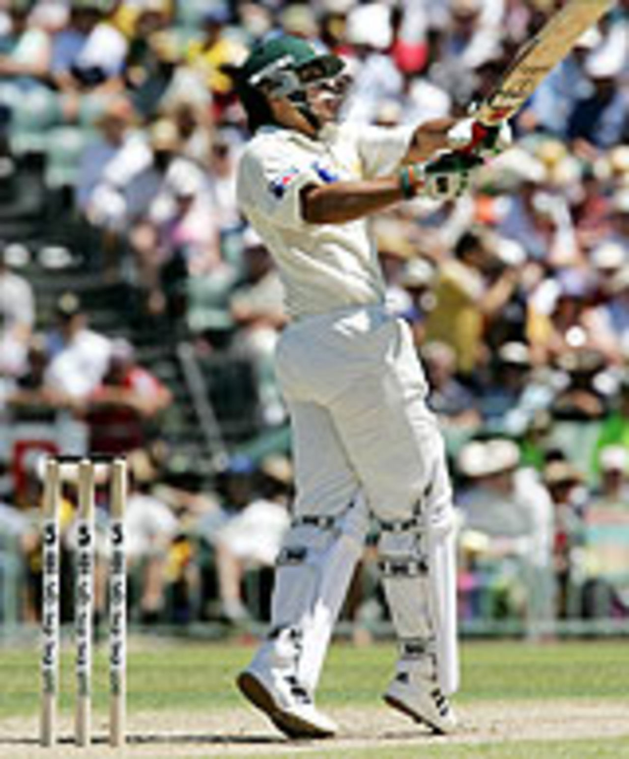 Salman Butt pulls one for four, Pakistanis v CA Chairman's XI, Lilac Hill, Perth, December 7, 2004
