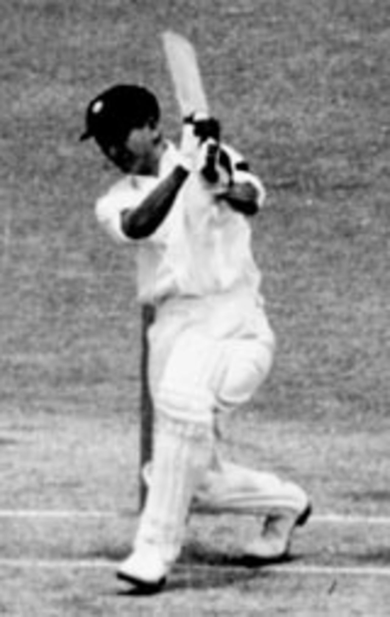 Vijay Hazare plays the cover-drive during the 1947-48 tour to Australia