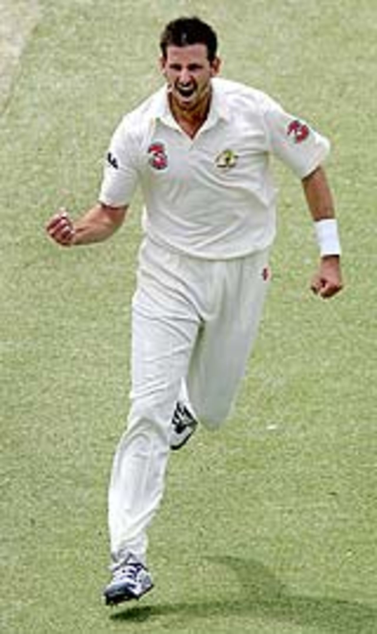 Michael Kasprowicz on a roll, Australia v Pakistan, 1st Test, Perth, December 17, 2004