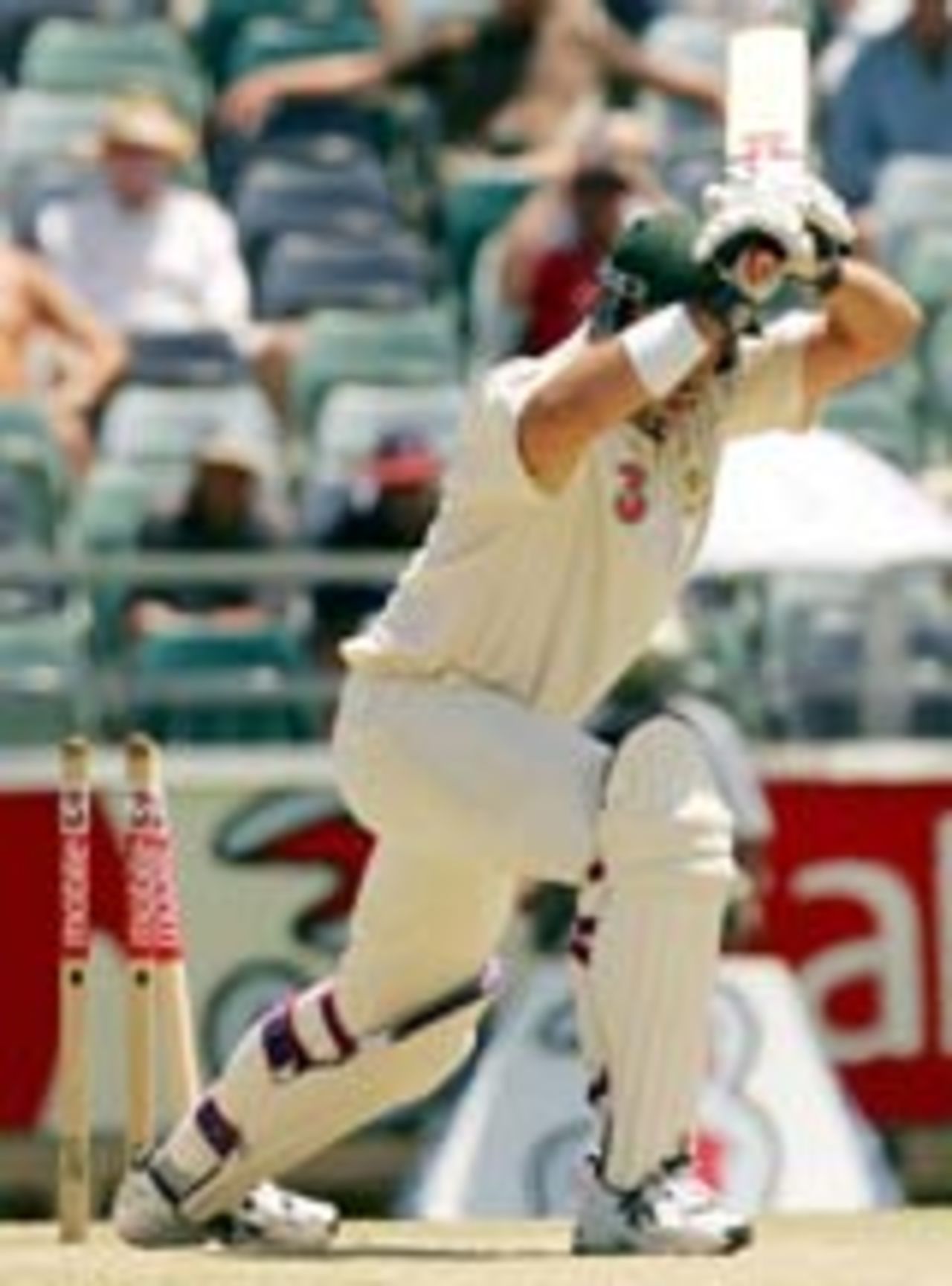 Matthew Hayden clean bowled by Shoaib Akhtar, Australia v Pakistan, 1st Test, Perth, December 18, 2004