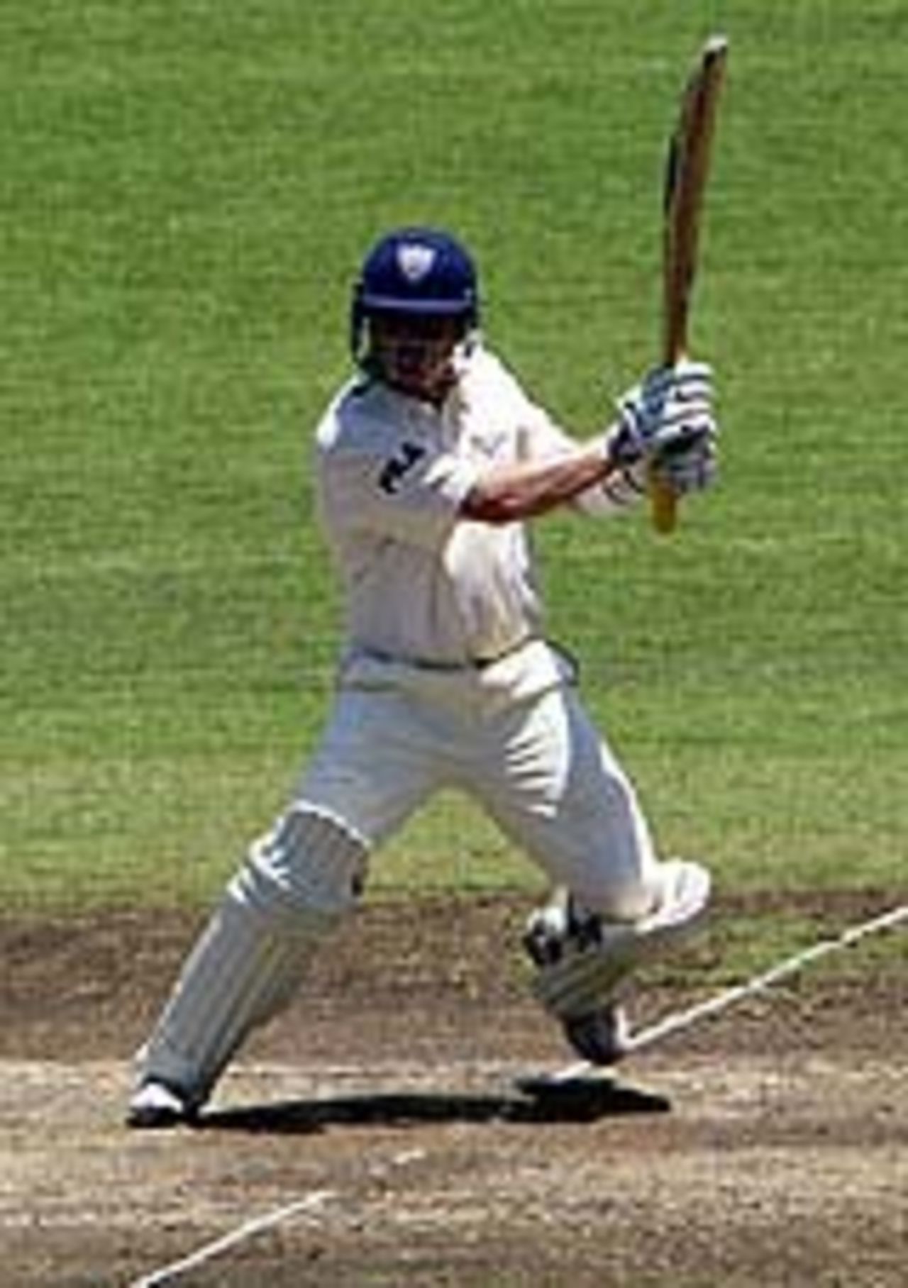 Brad Haddin cuts forcefully, NSW v Tasmania, Pura Cup, Sydney, 3rd day, December 18, 2004