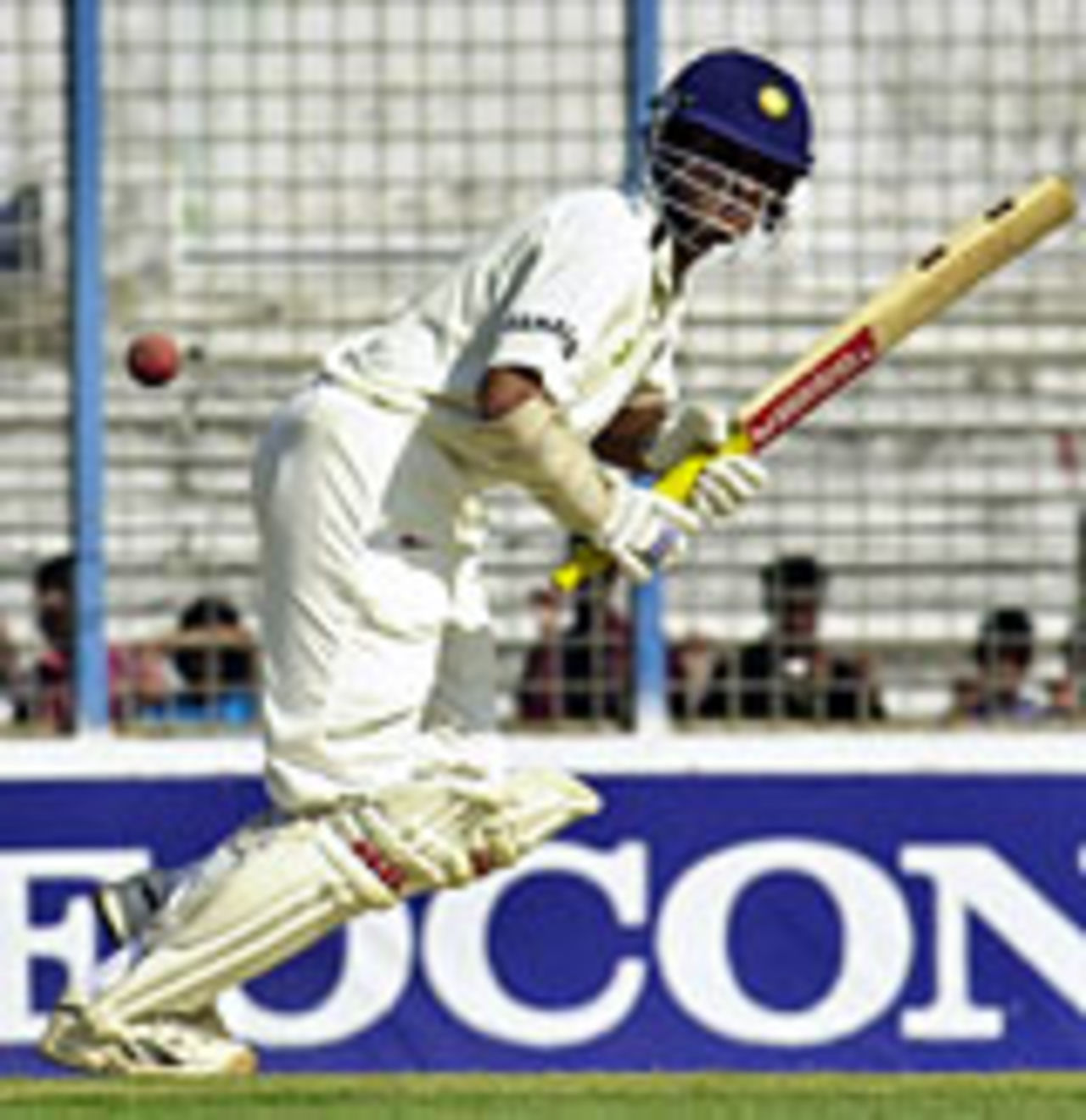 Sourav Ganguly clips the ball off his legs, Bangladesh v India, 2nd day, 2nd Test, Chittagong, December 18 2004