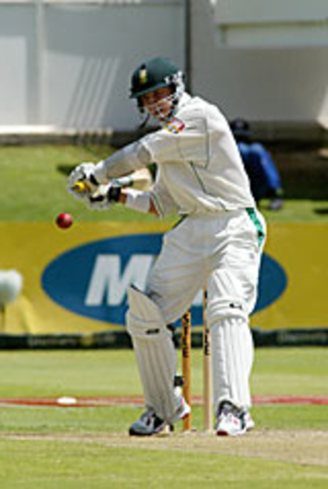 Boeta Dippenaar cuts, second day, South Africa v England, 1st Test, Port Elizabeth, December 18 2004