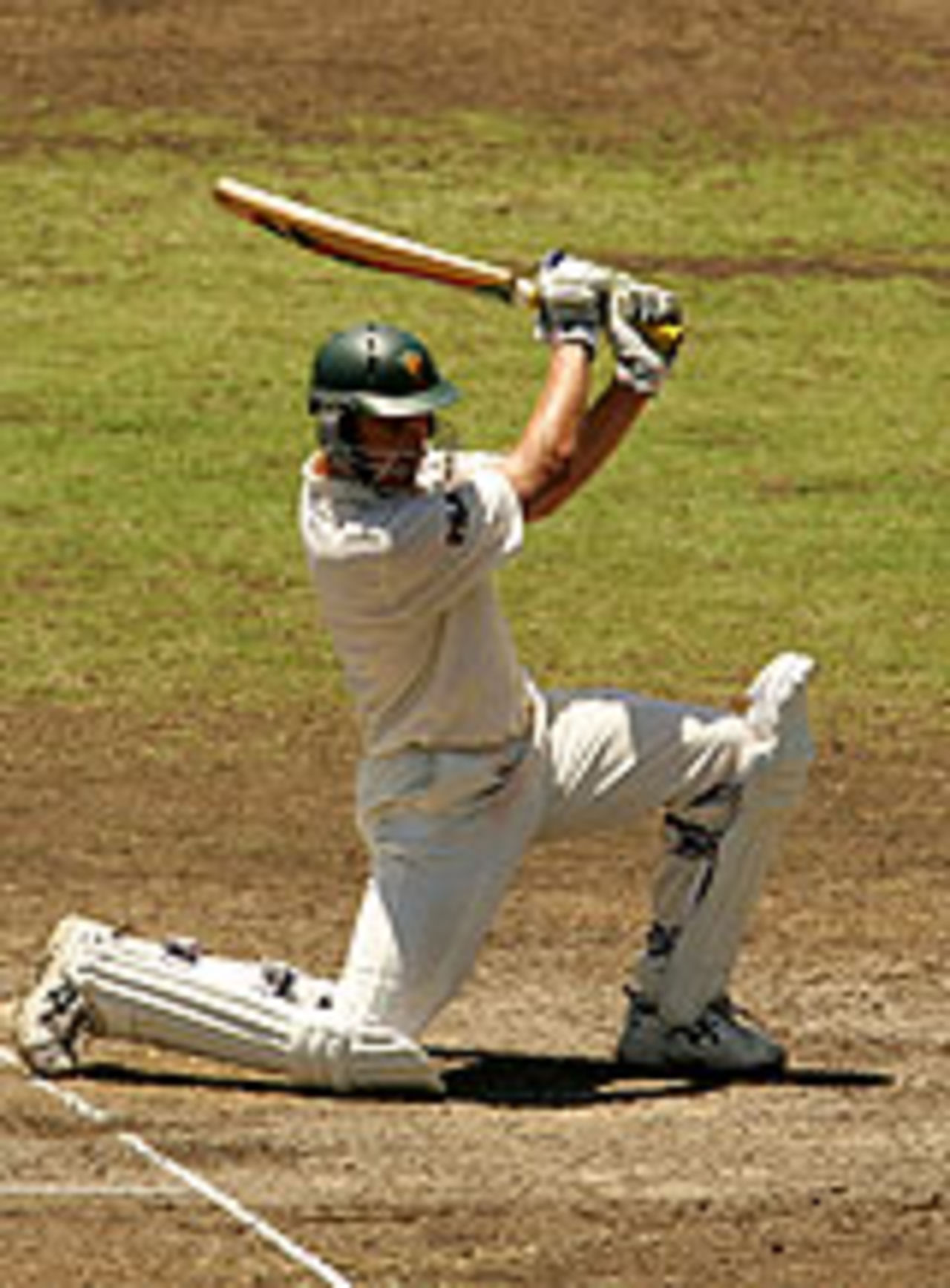 Damien Wright leads the rearguard action, New South Wales v Tasmania, Sydney, December 19 2004