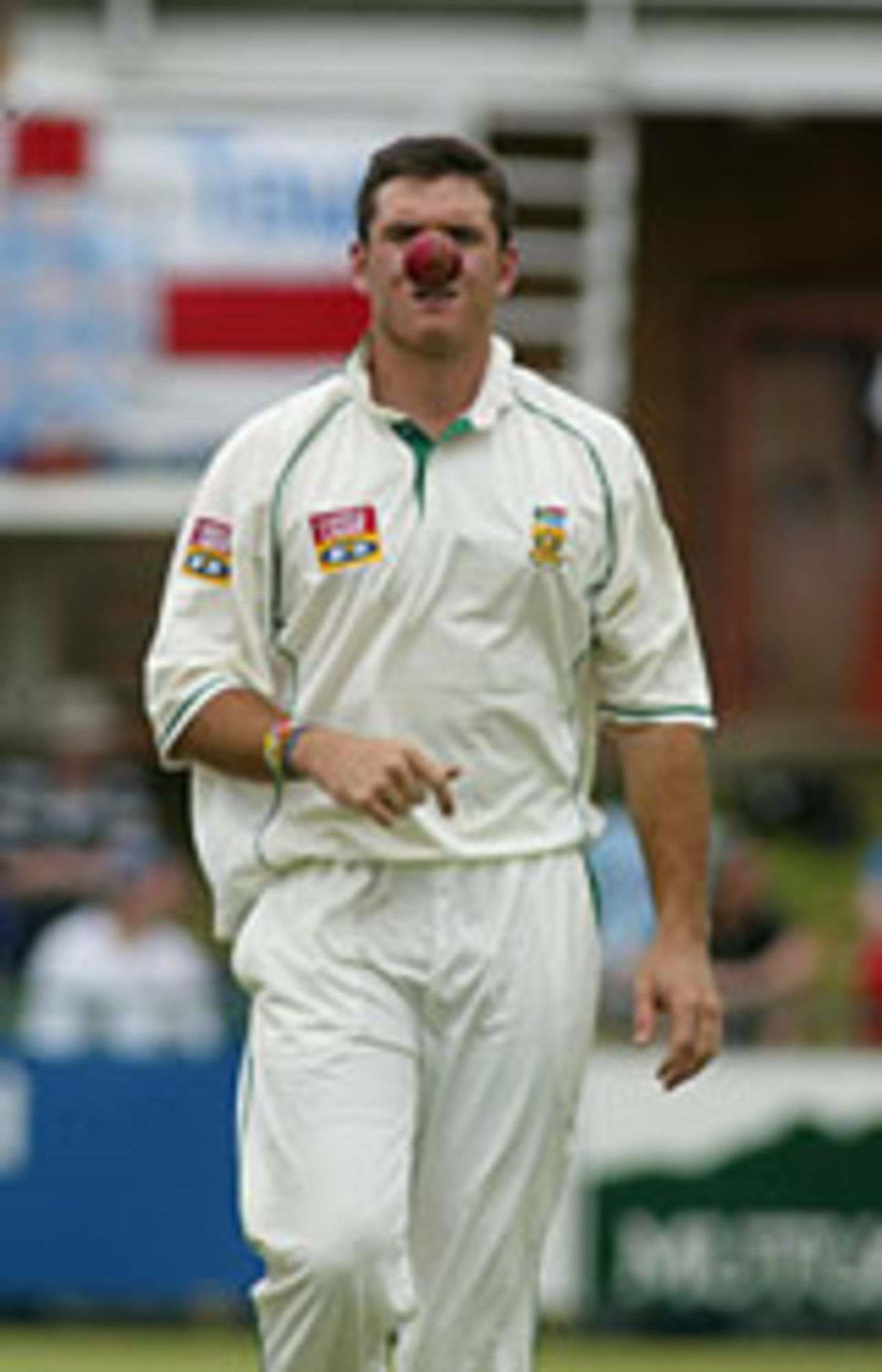 Graeme Smith red-nosed, South Africa v England, 1st Test, Port Elizabeth, 5th day, December 21 2004