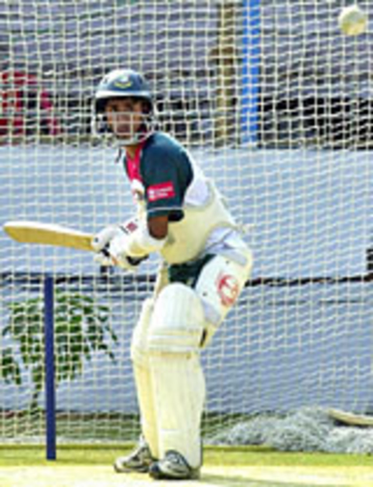 Mohammad Ashraful in the nets at Chittagong, December 22 2004