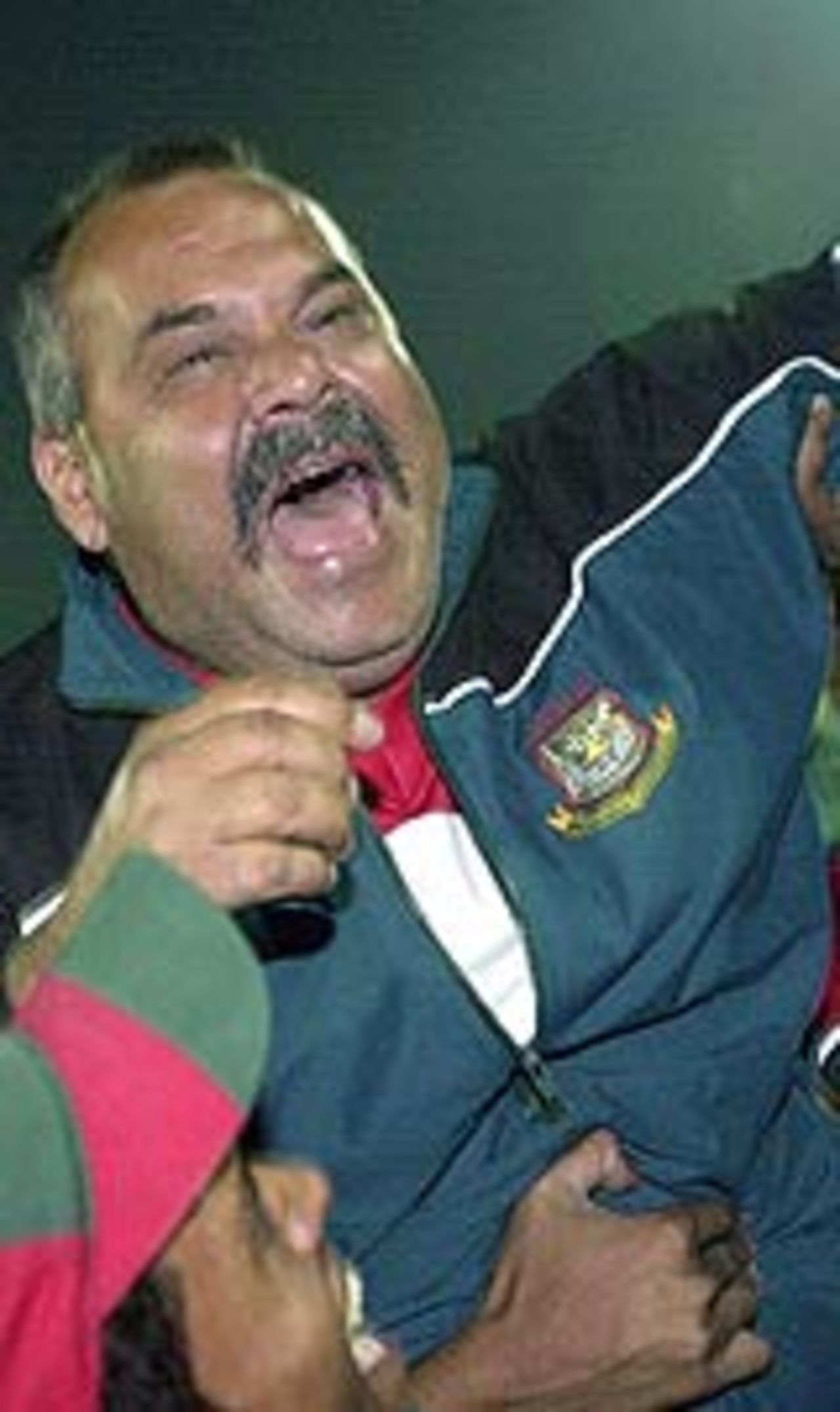 Dav Whatmore is on cloud nine, Bangladesh v India, 2nd ODI, Dhaka, December 26, 2004